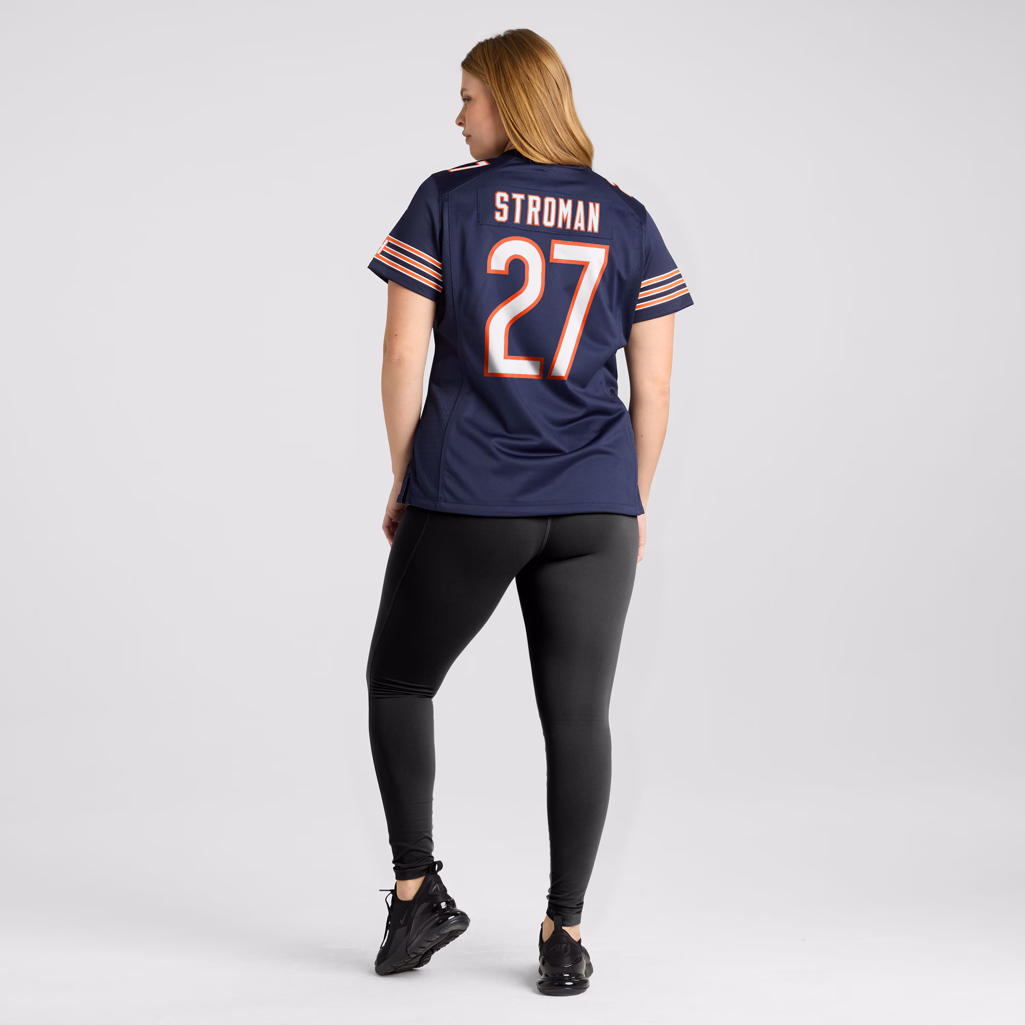 Greg Stroman Chicago Bears Women's Team Game Jersey -  Navy