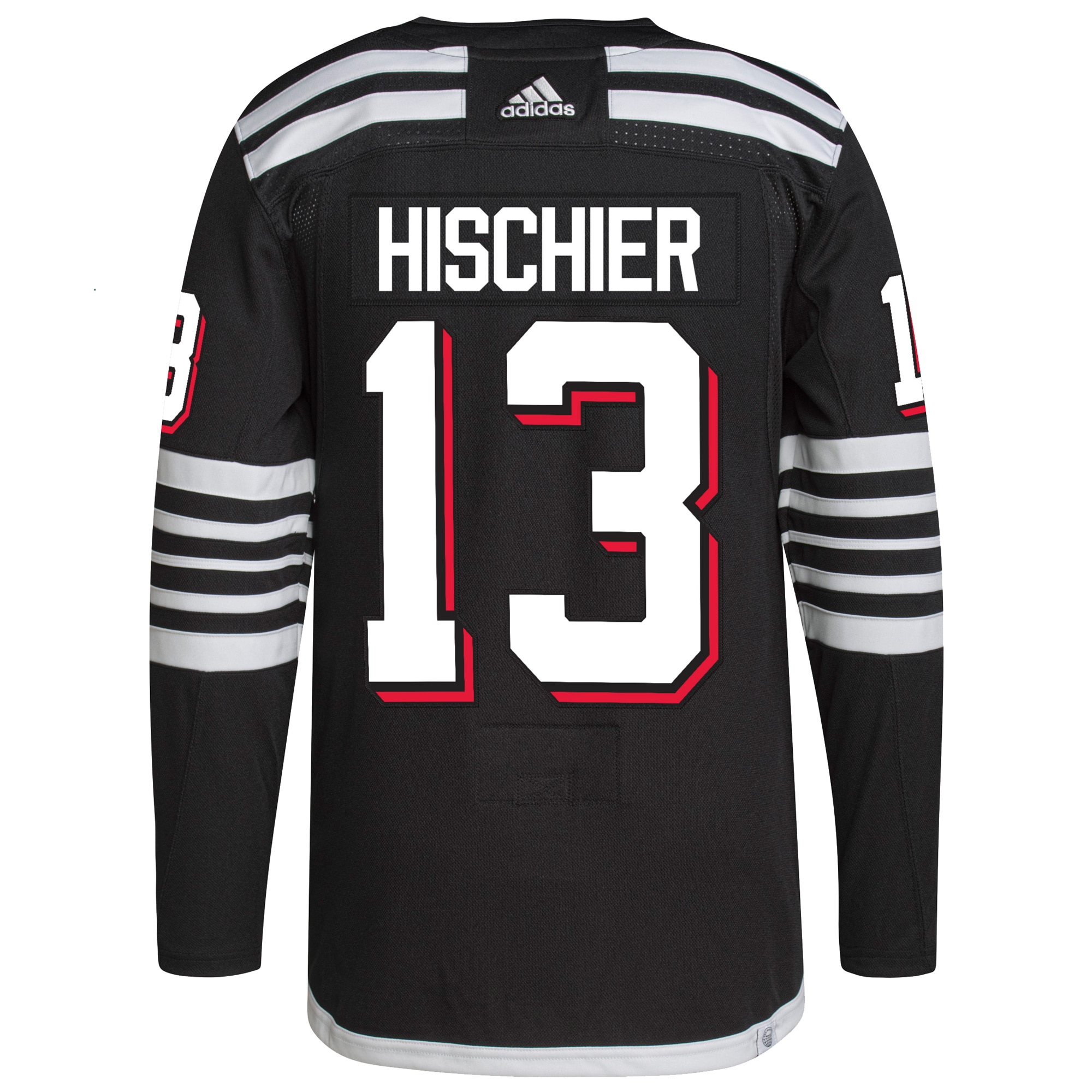 Nico Hischier New Jersey Devils  2021/22 Alternate Primegreen Authentic Pro Player Jersey - Black