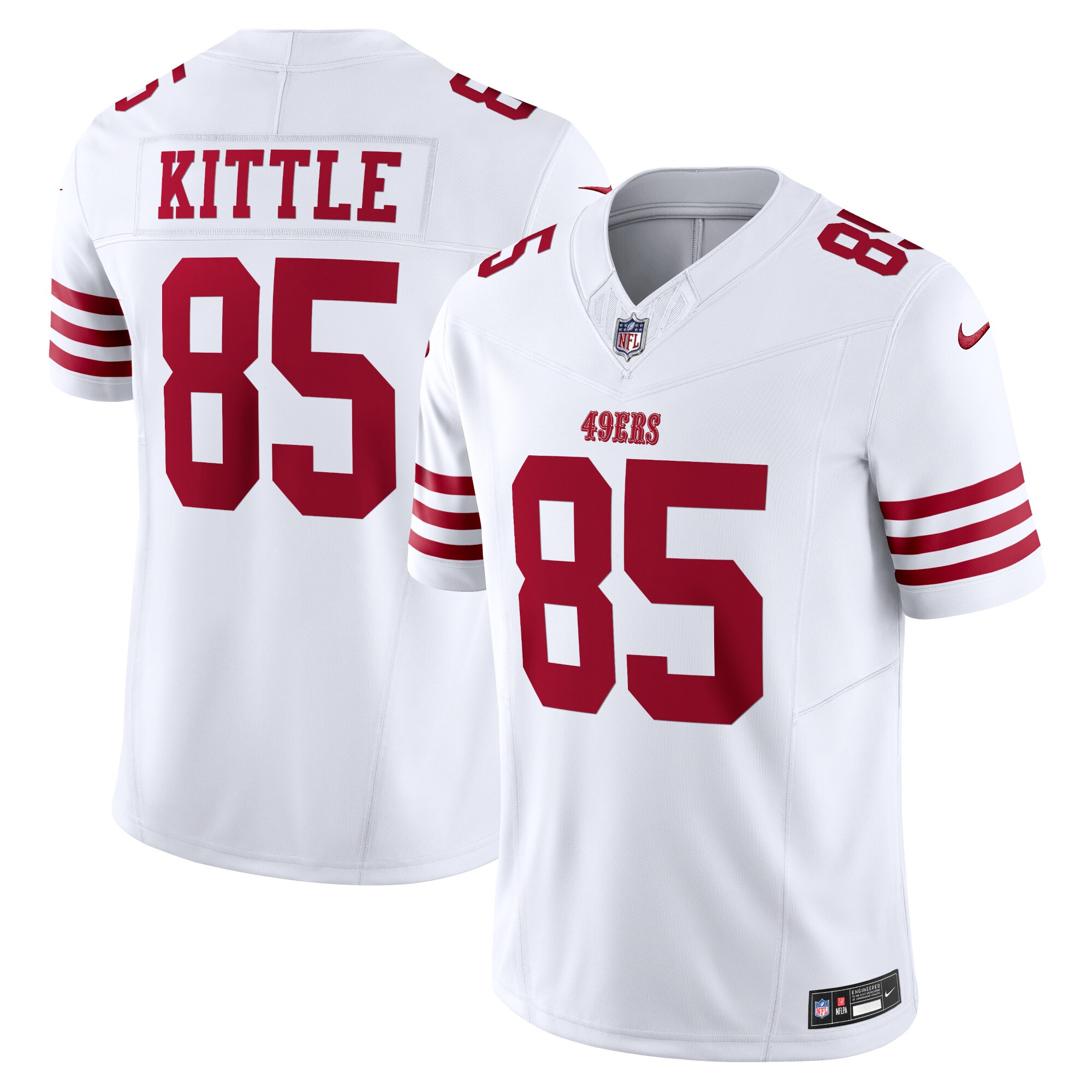 George Kittle San Francisco 49ers  Vapor F.U.S.E. Limited Jersey - White