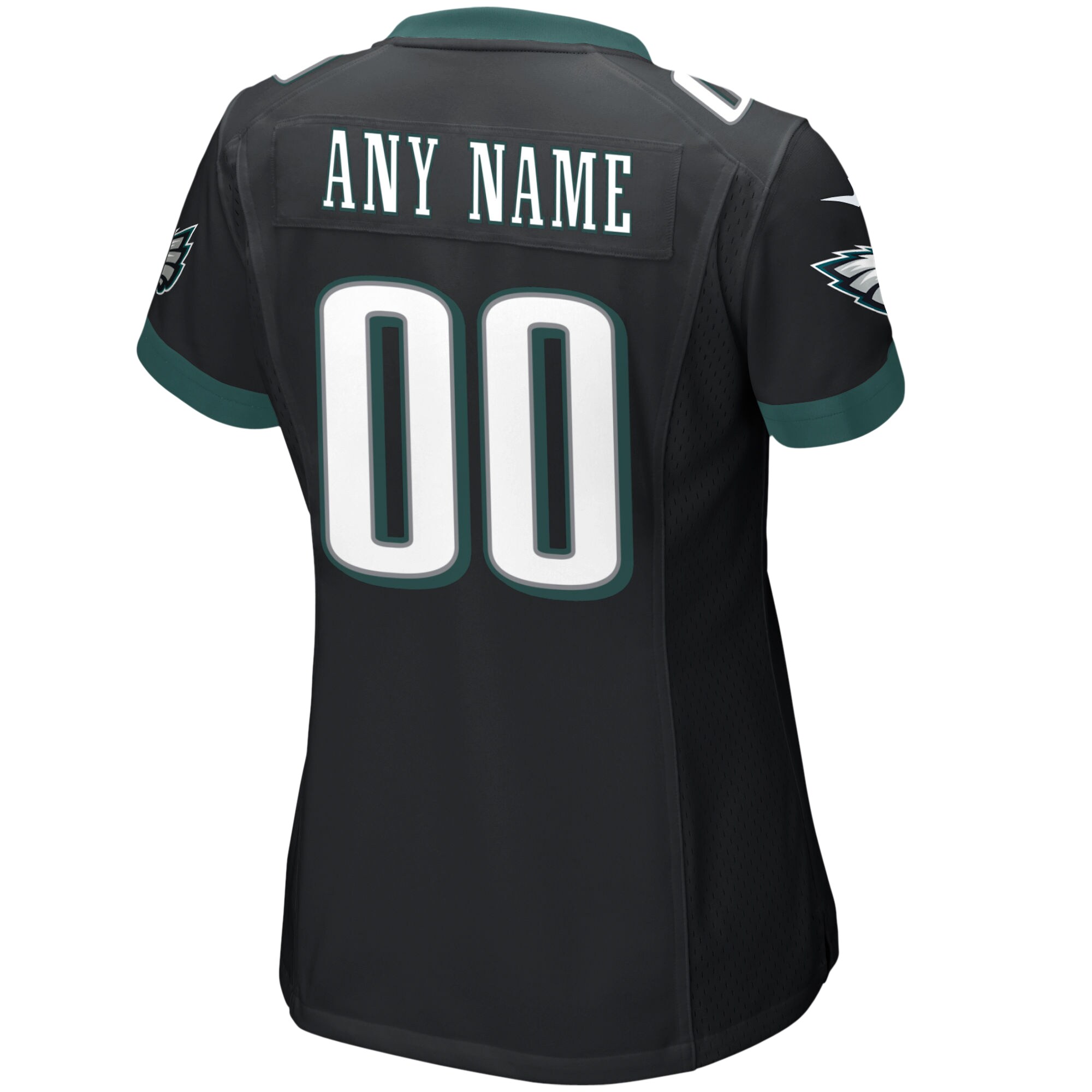 Philadelphia Eagles  Women's Alternate Custom Game Jersey - Black