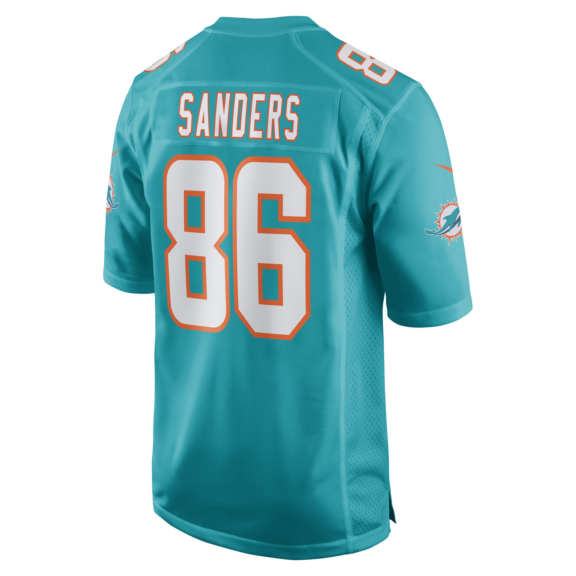 Braylon Sanders Miami Dolphins  Game Player Jersey - Aqua