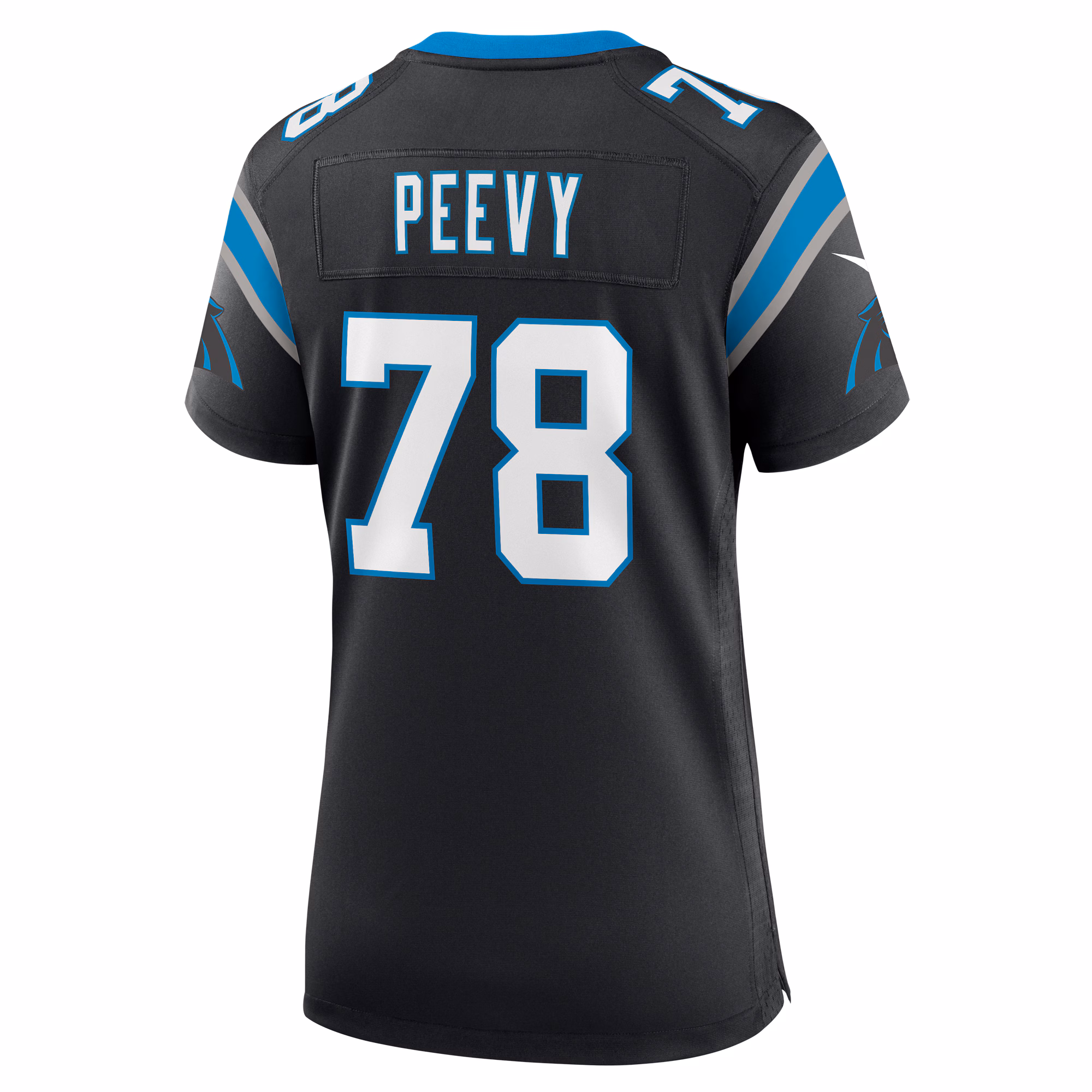 Jayden Peevy Carolina Panthers Women's  Game Jersey -  Black