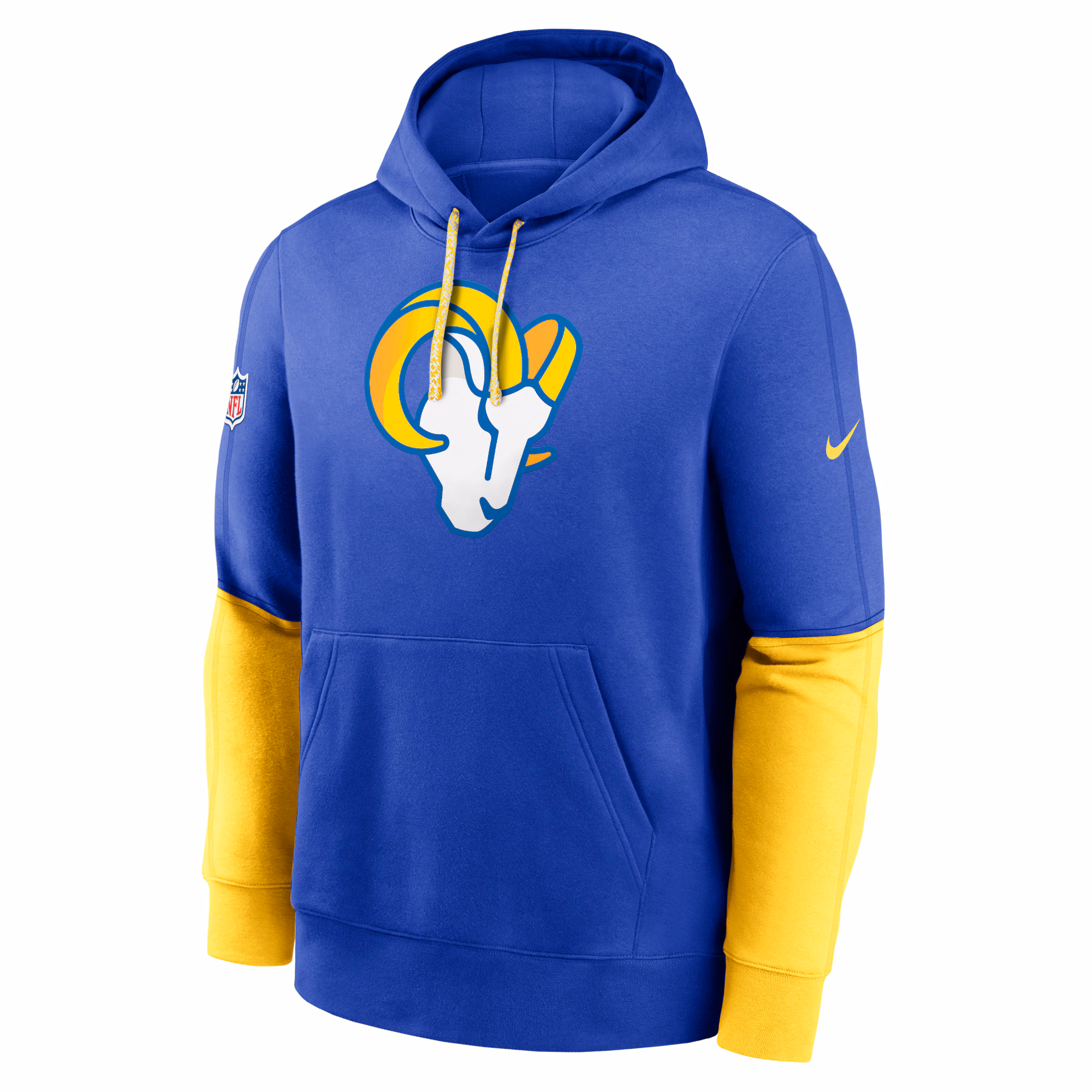 Los Angeles Rams 2024 Sideline Club Pullover Hoodie - Royal