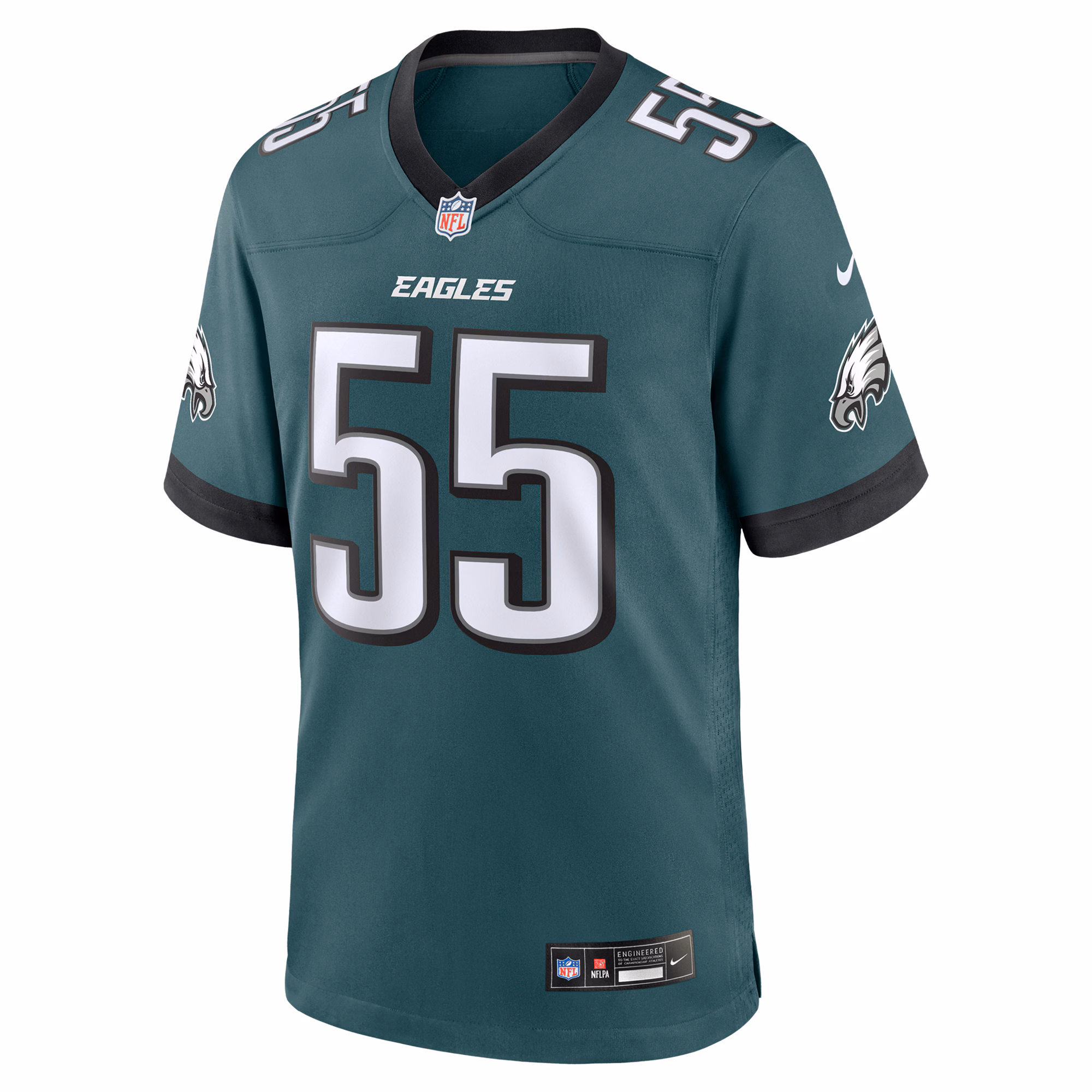 Brandon Graham Philadelphia Eagles #55 Team Game Jersey - Midnight Green