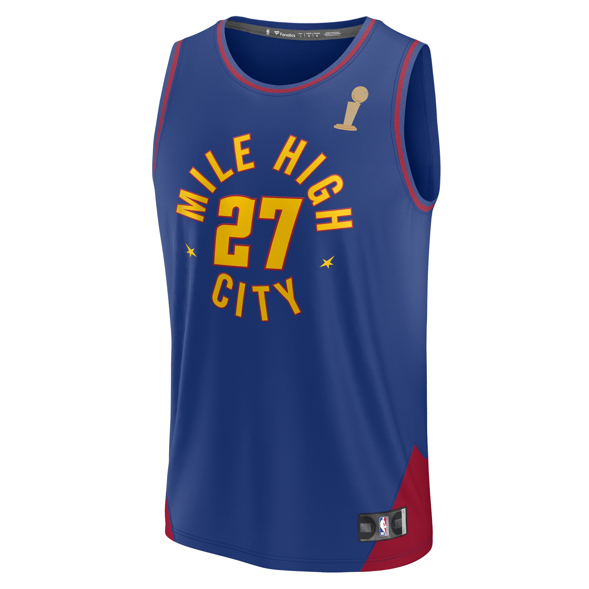 Jamal Murray Denver Nuggets  Blue 2023 NBA Finals Champions Fast Break Player Jersey - Statement Edition