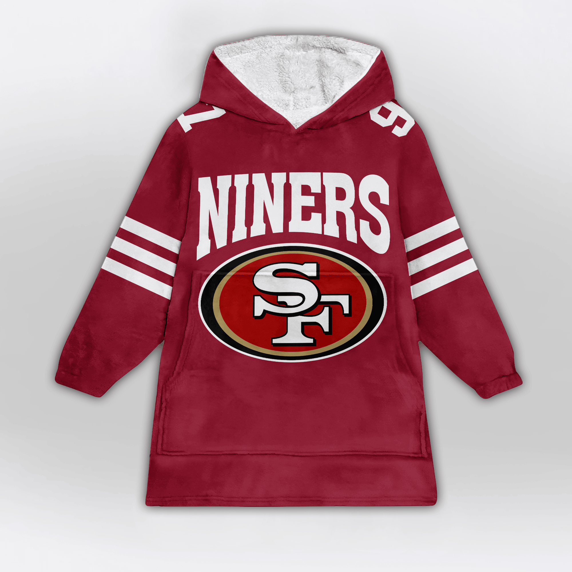 Niners San Francisco 49ers Football Unisex Blanket Hoodie