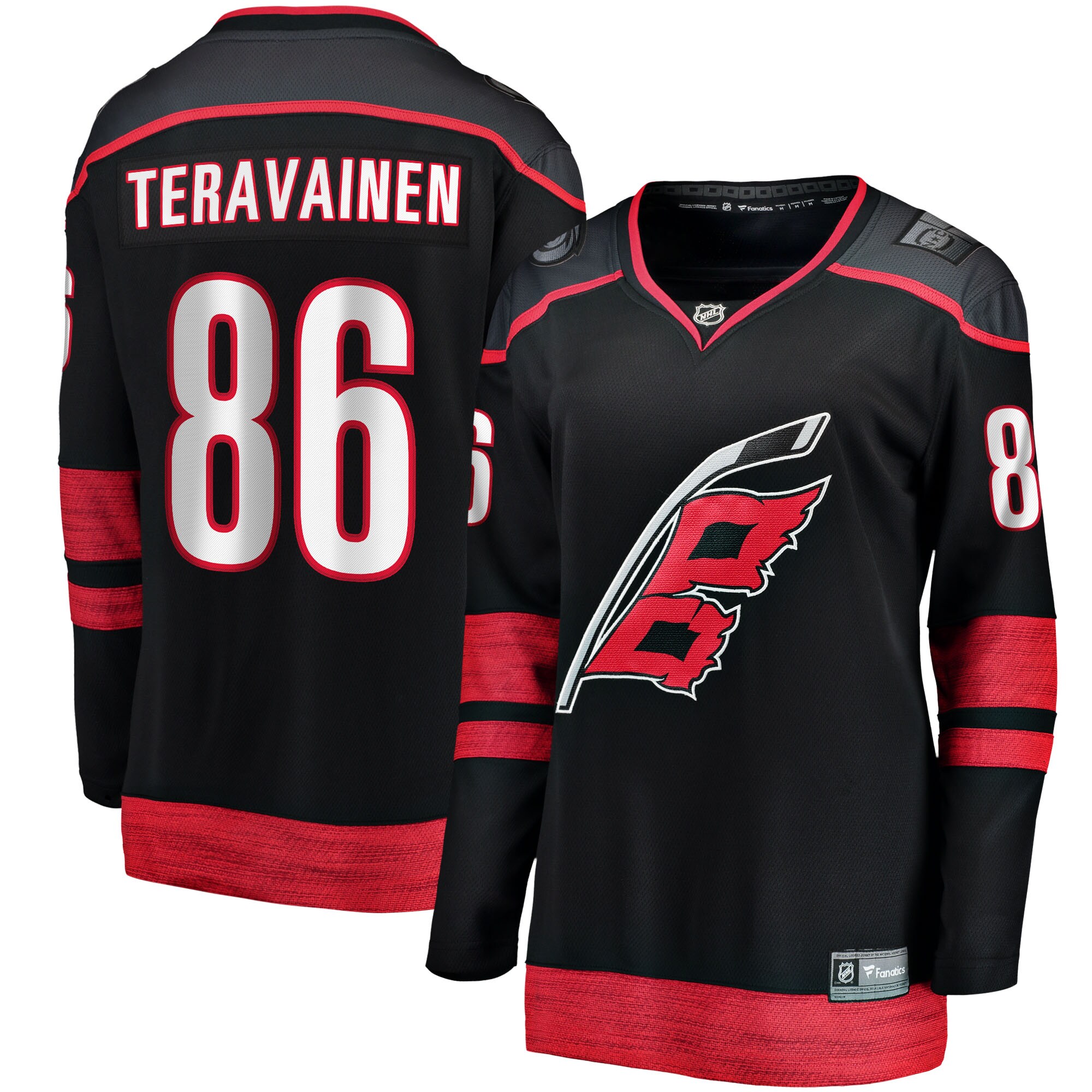 Teuvo Teravainen Carolina Hurricanes Women's Home Breakaway Player Jersey - Black
