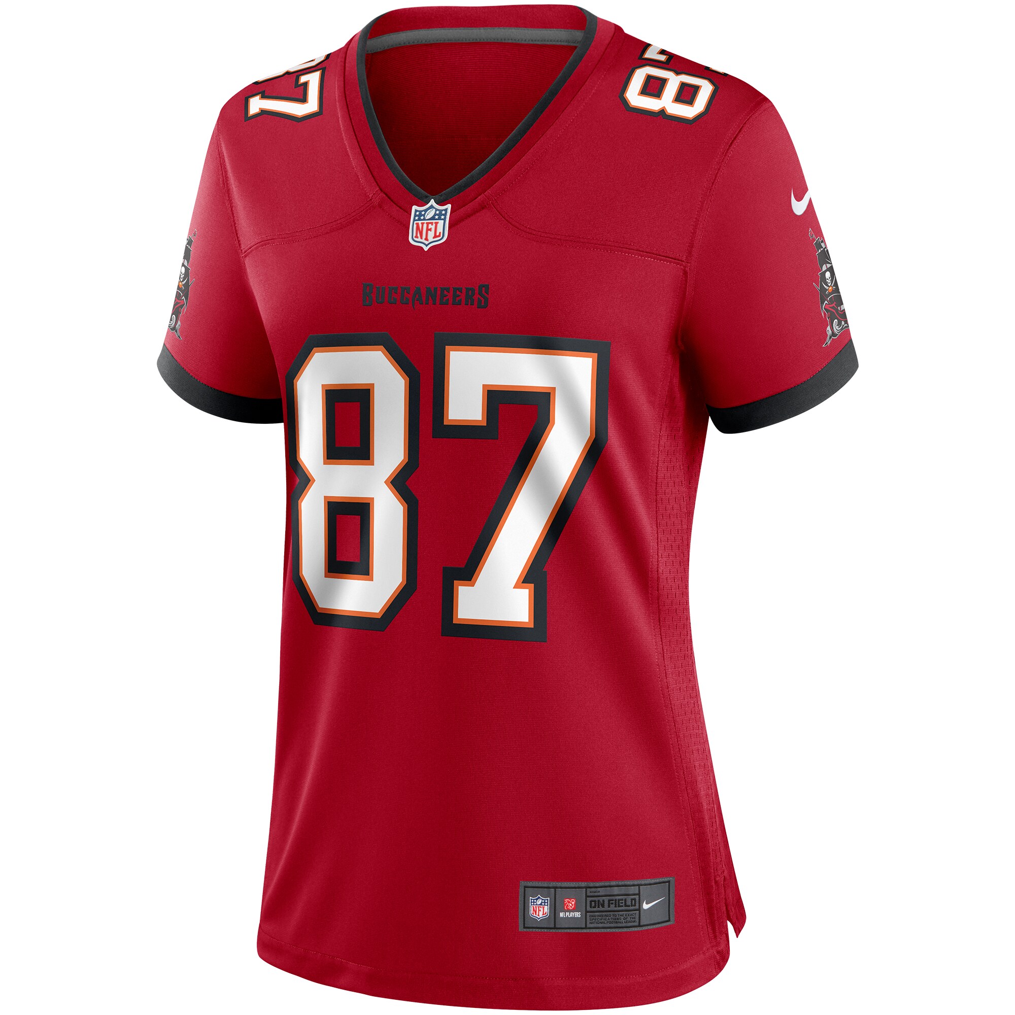 Rob Gronkowski Tampa Bay Buccaneers  Women's Game Jersey - Red