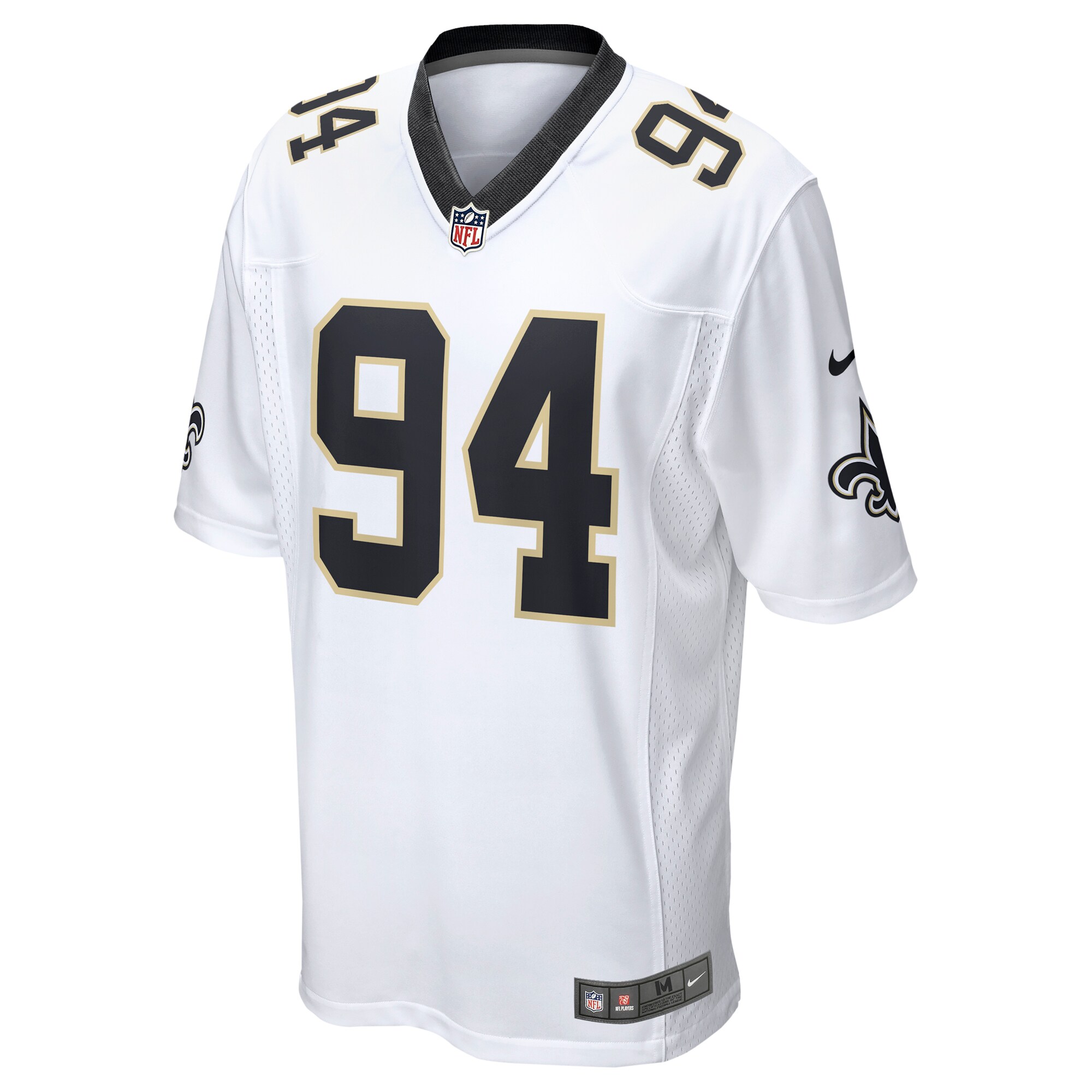 Cameron Jordan #94 New Orleans Saints Game Jersey - Black