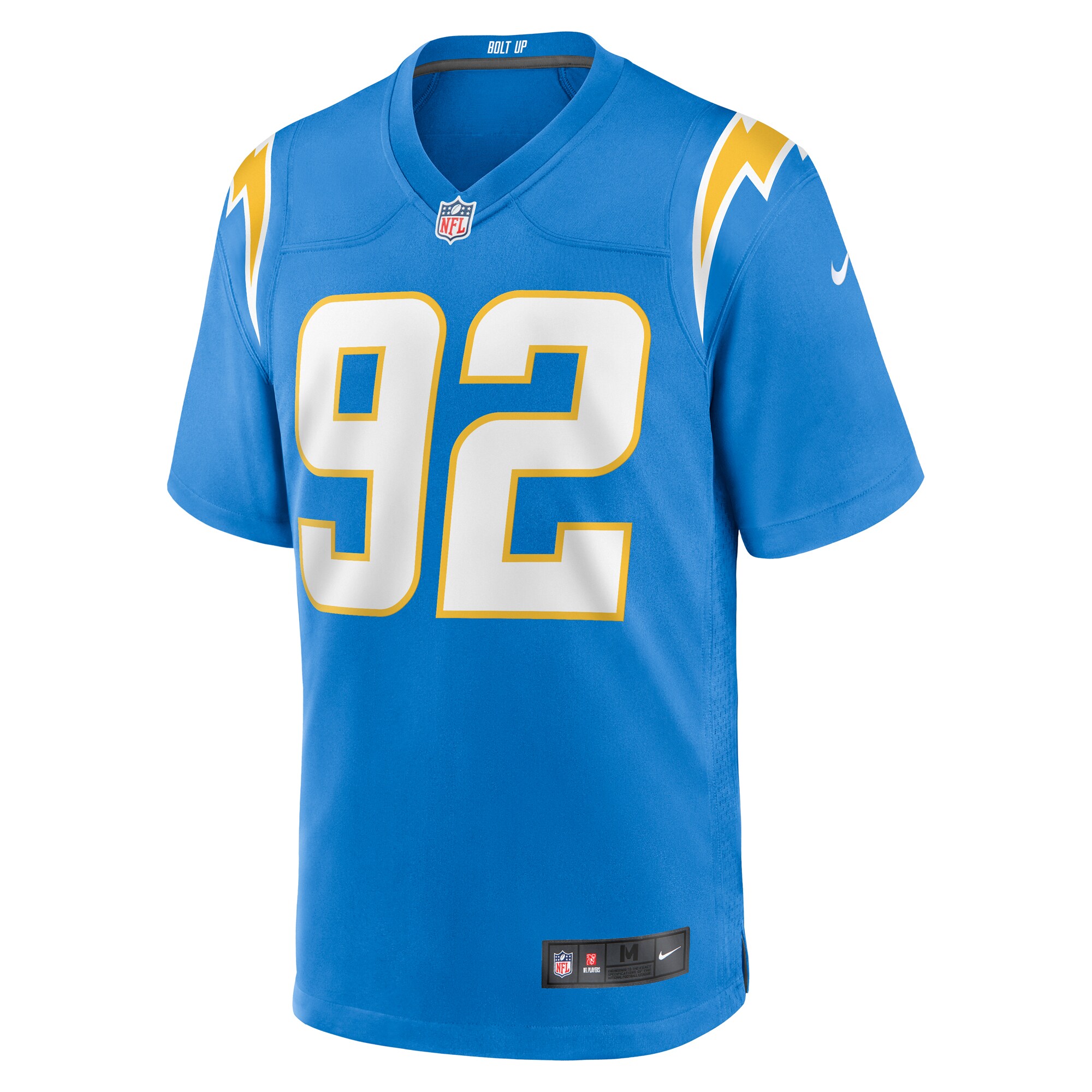Andrew Farmer Los Angeles Chargers Team Game Jersey -  Powder Blue