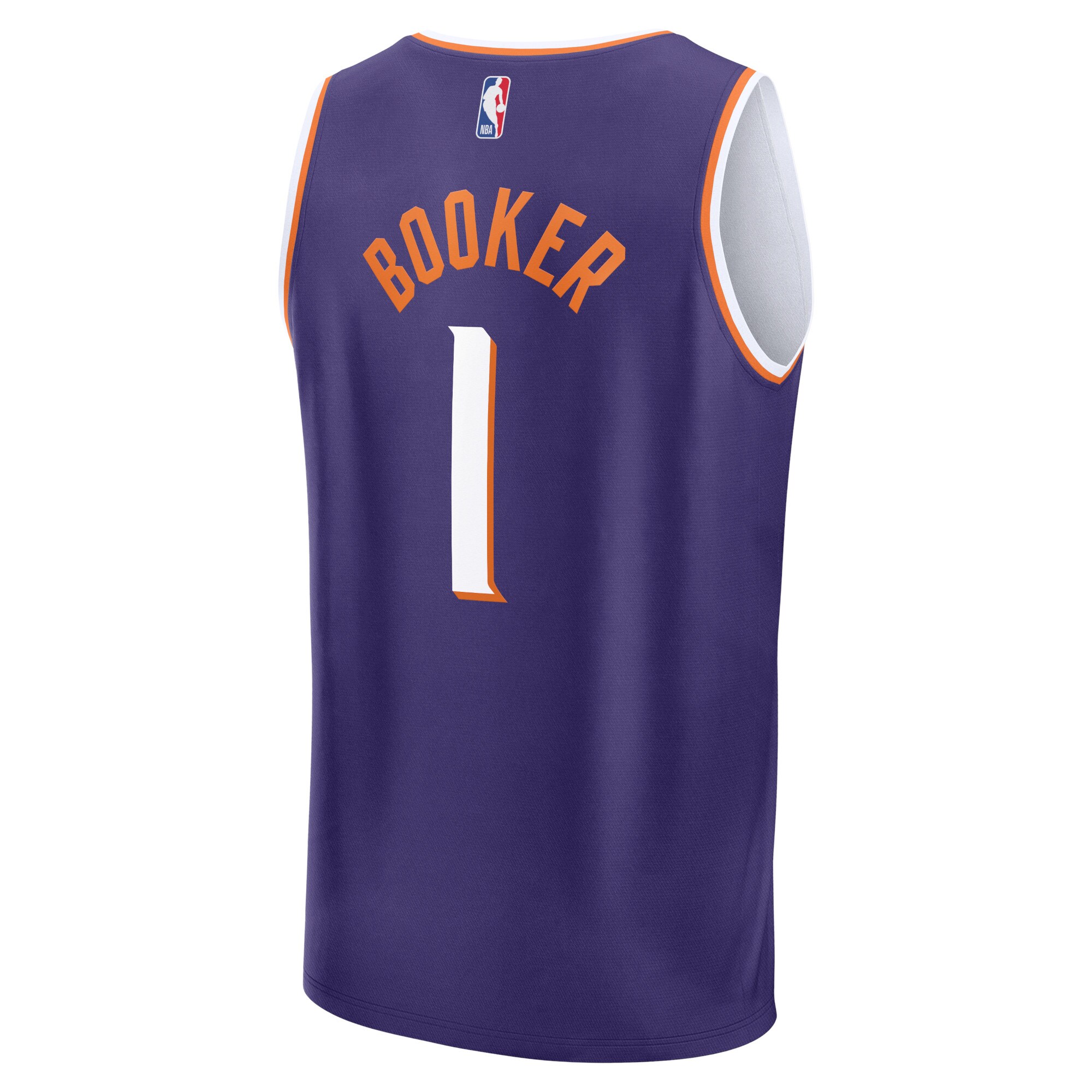 Men's Phoenix Suns Devin Booker  Purple 2023/24 Fast Break Replica Jersey - Icon Edition