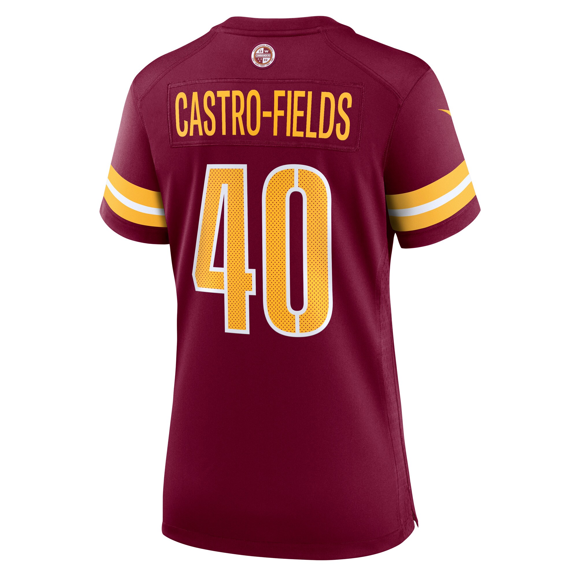 Tariq Castro-Fields Washington Commanders  Women's Game Player Jersey - Burgundy