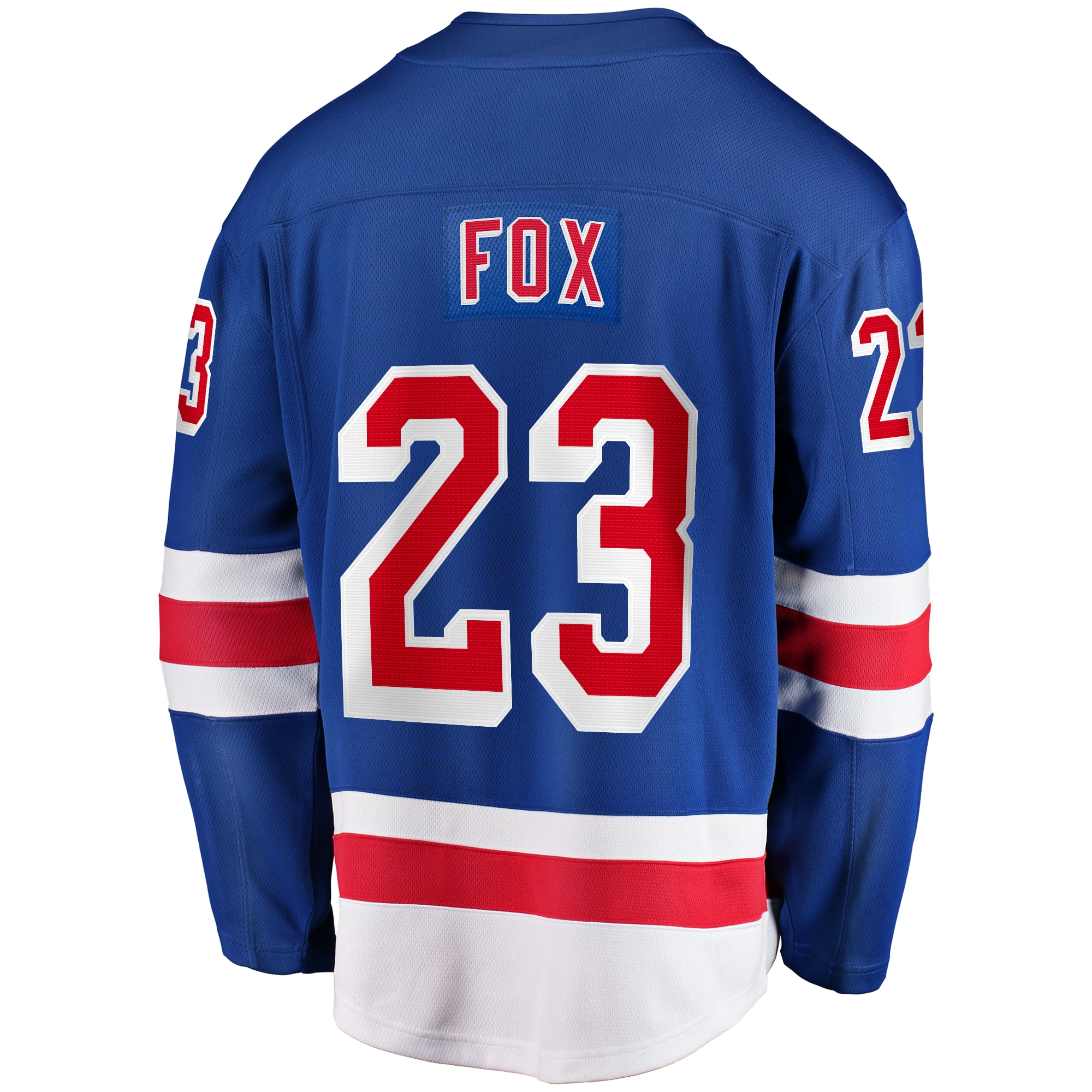 Adam Fox New York Rangers Home Premier Breakaway Player Jersey - Blue