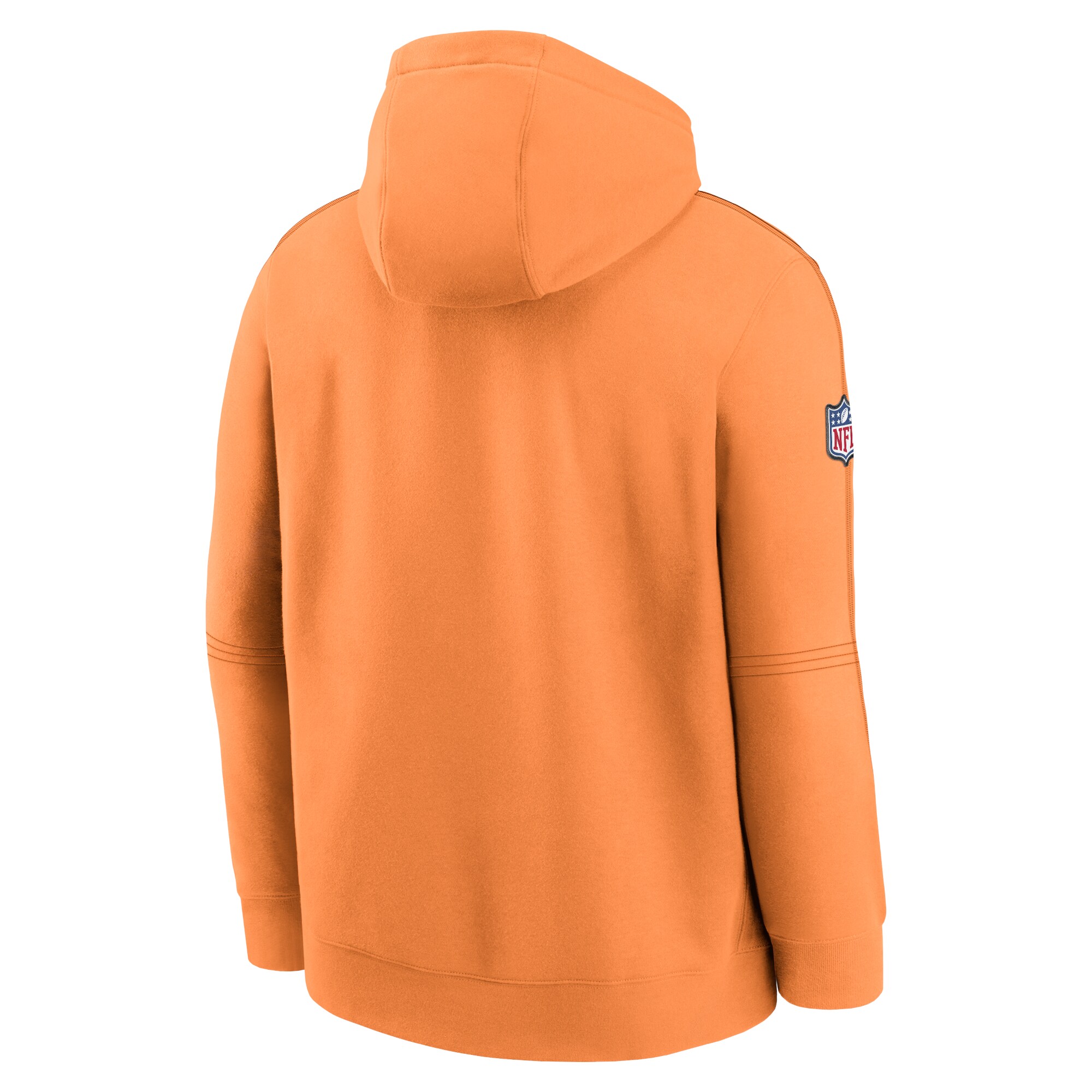 Tampa Bay Buccaneers  Throwback Logo Club Tri-Blend Pullover Hoodie - Orange