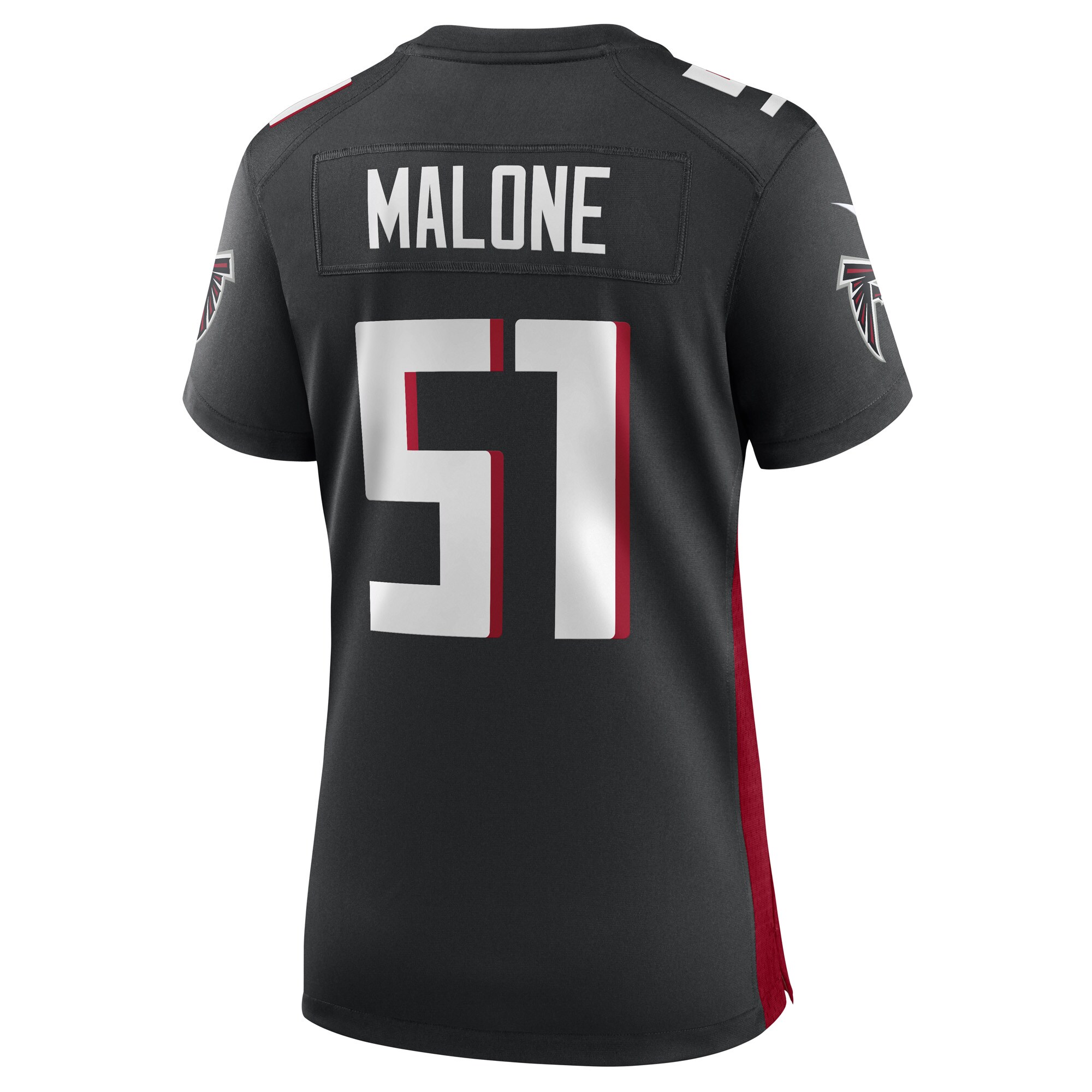 DeAngelo Malone Atlanta Falcons Women's Game Player Jersey - Black