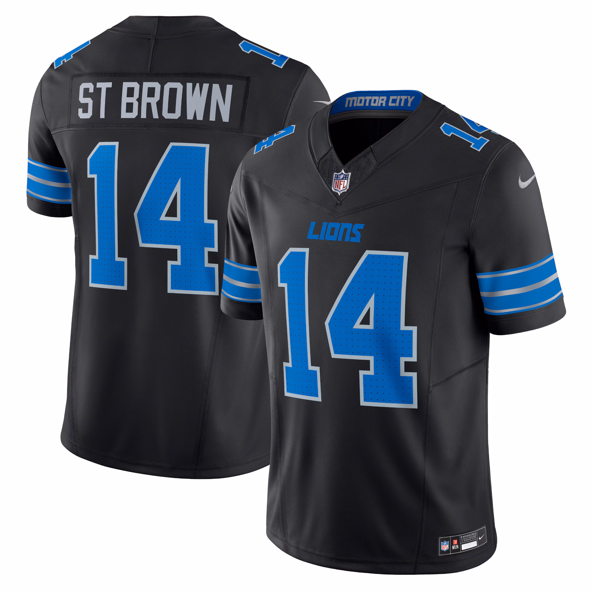 Amon-Ra St. Brown Detroit Lions Vapor F.U.S.E. Limited Jersey - Blue