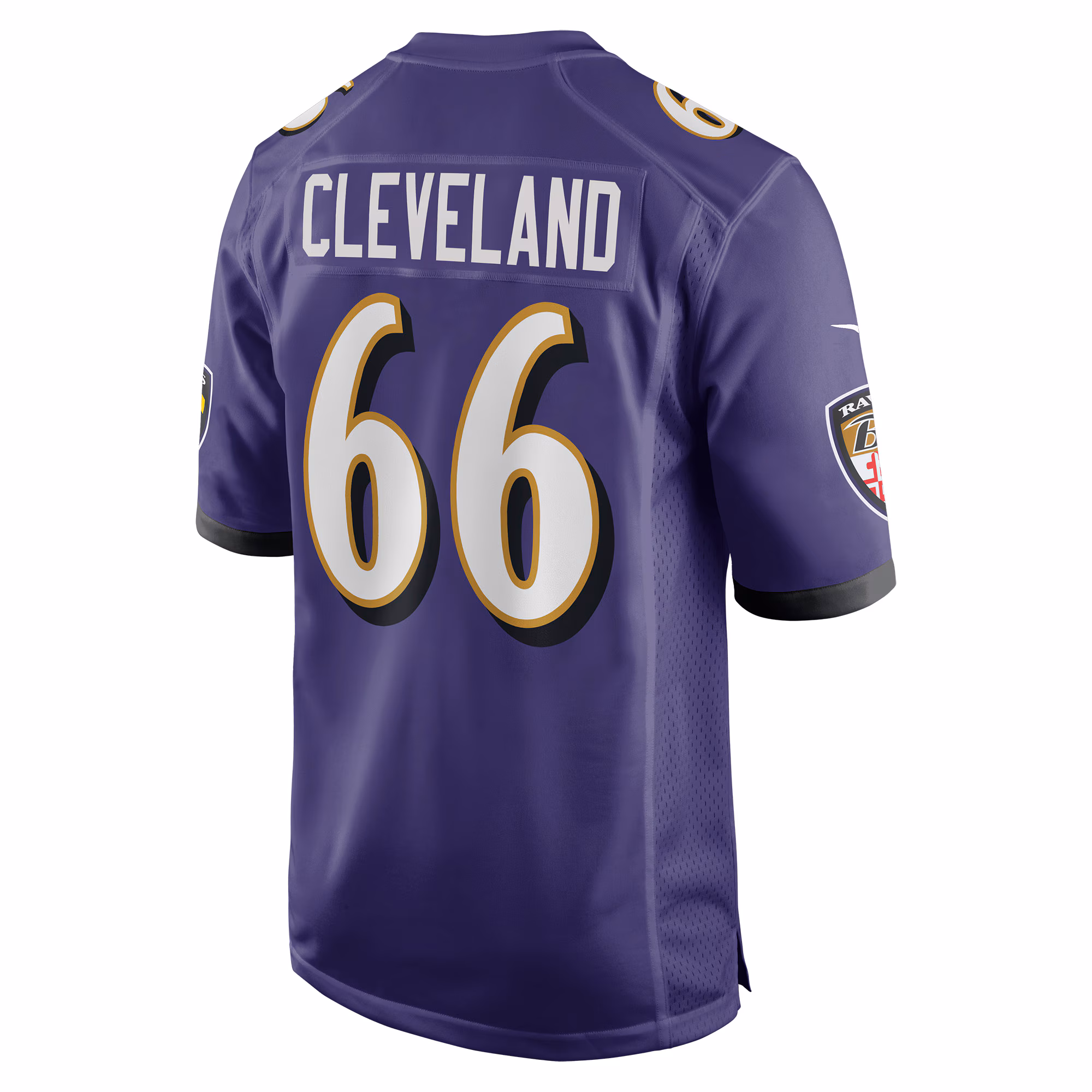 Ben Cleveland Baltimore Ravens Game Jersey - Purple