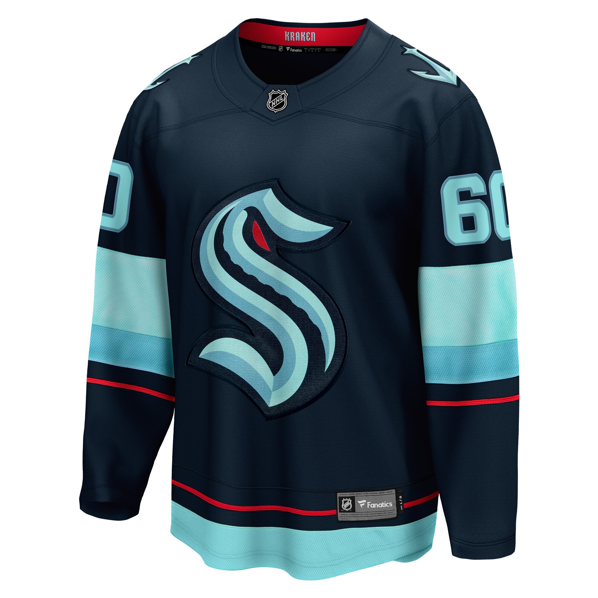 Chris Driedger Seattle Kraken Home Breakaway Player Jersey - Deep Sea Blue