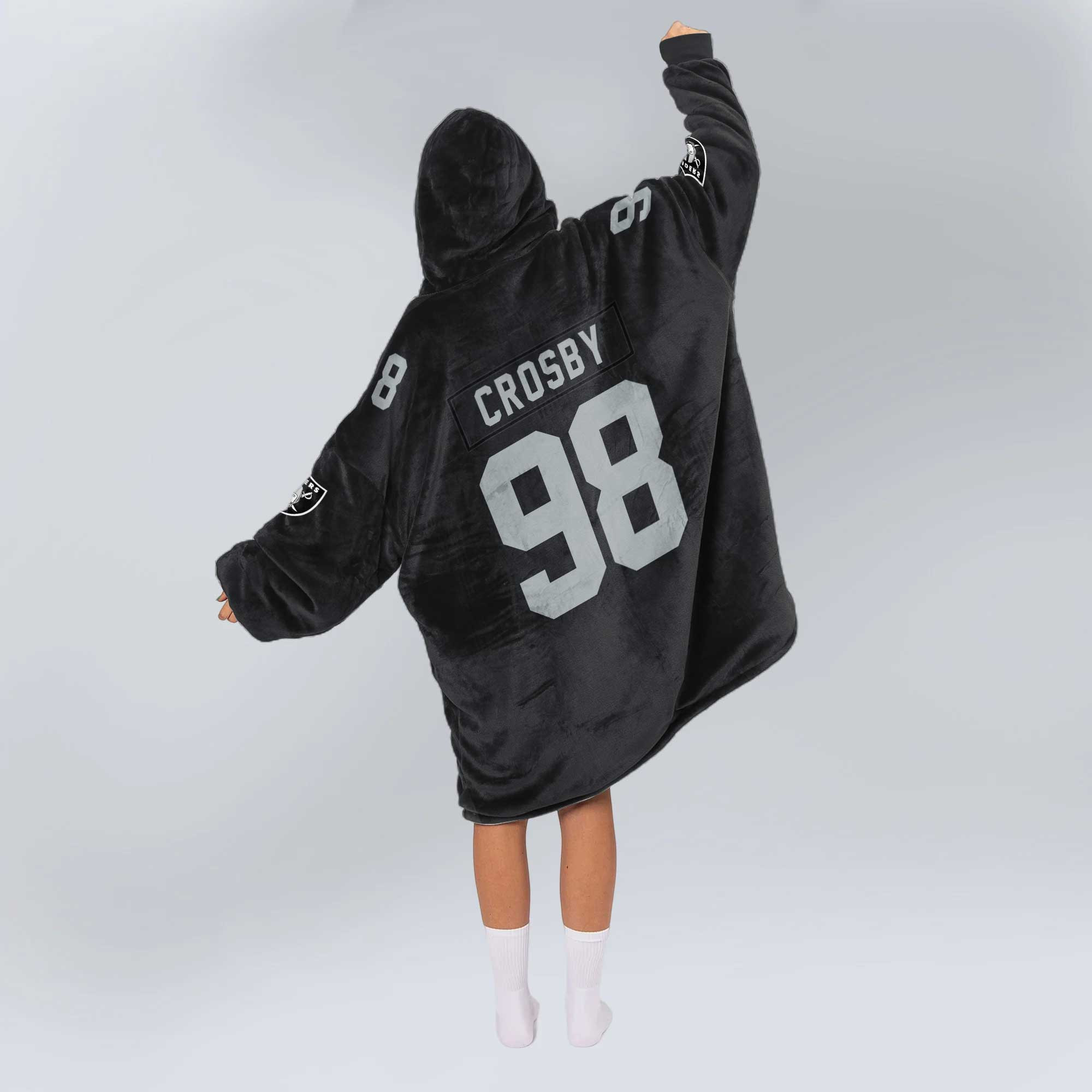 Adult M.C 98 Las Vegas Football Unisex Blanket Hoodie
