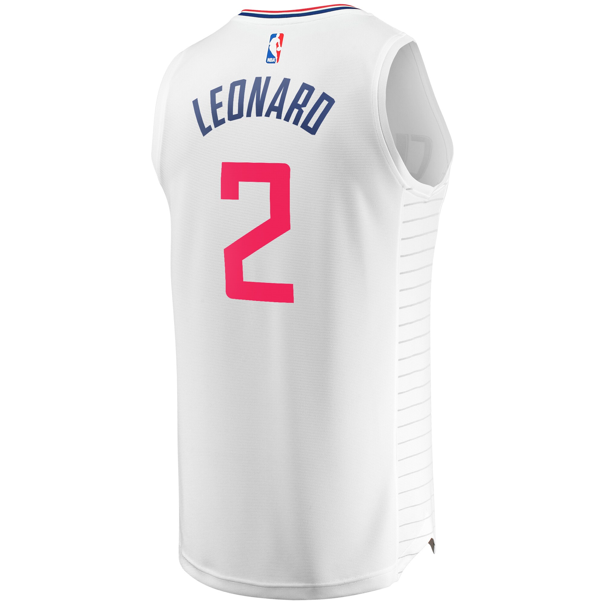 Kawhi Leonard LA Clippers  Fast Break Replica Player Jersey - White - Association Edition