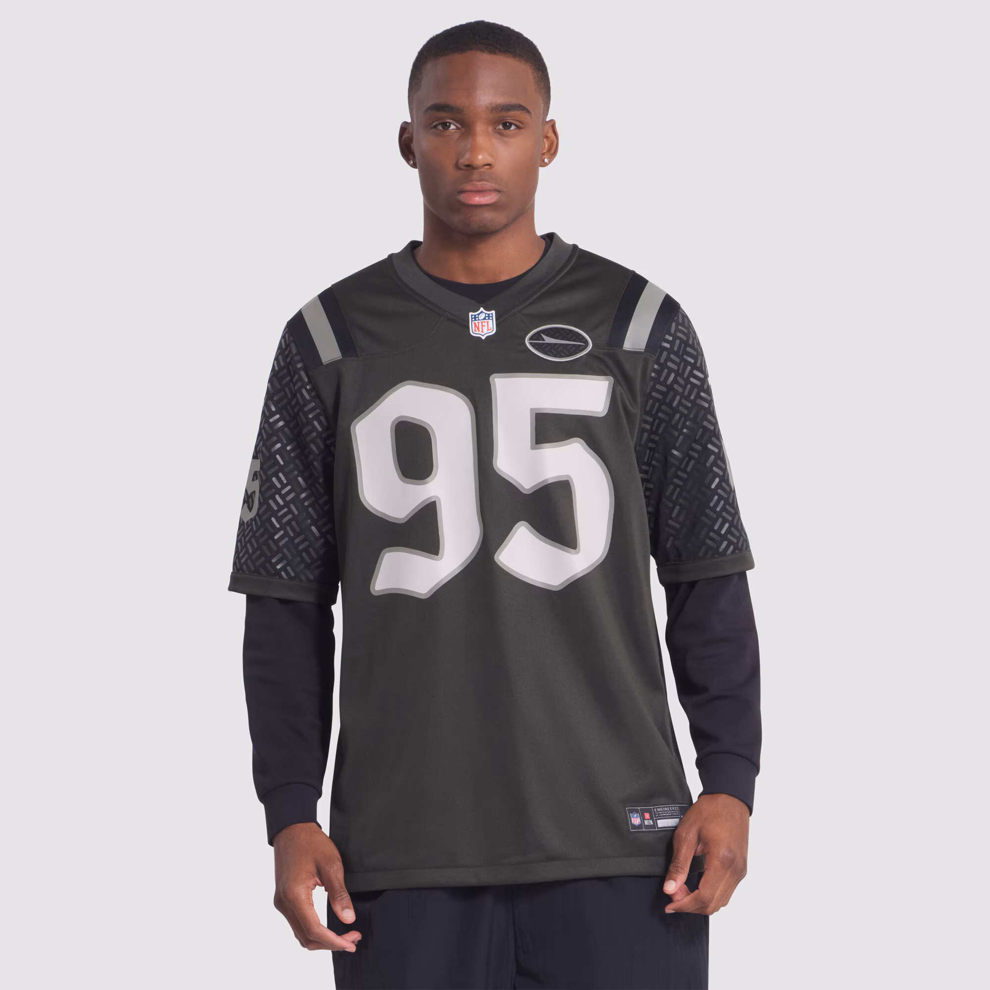 Quinnen Williams #95 New York Jets 2025 Rivalries Collection Game Jersey - Gotham Green