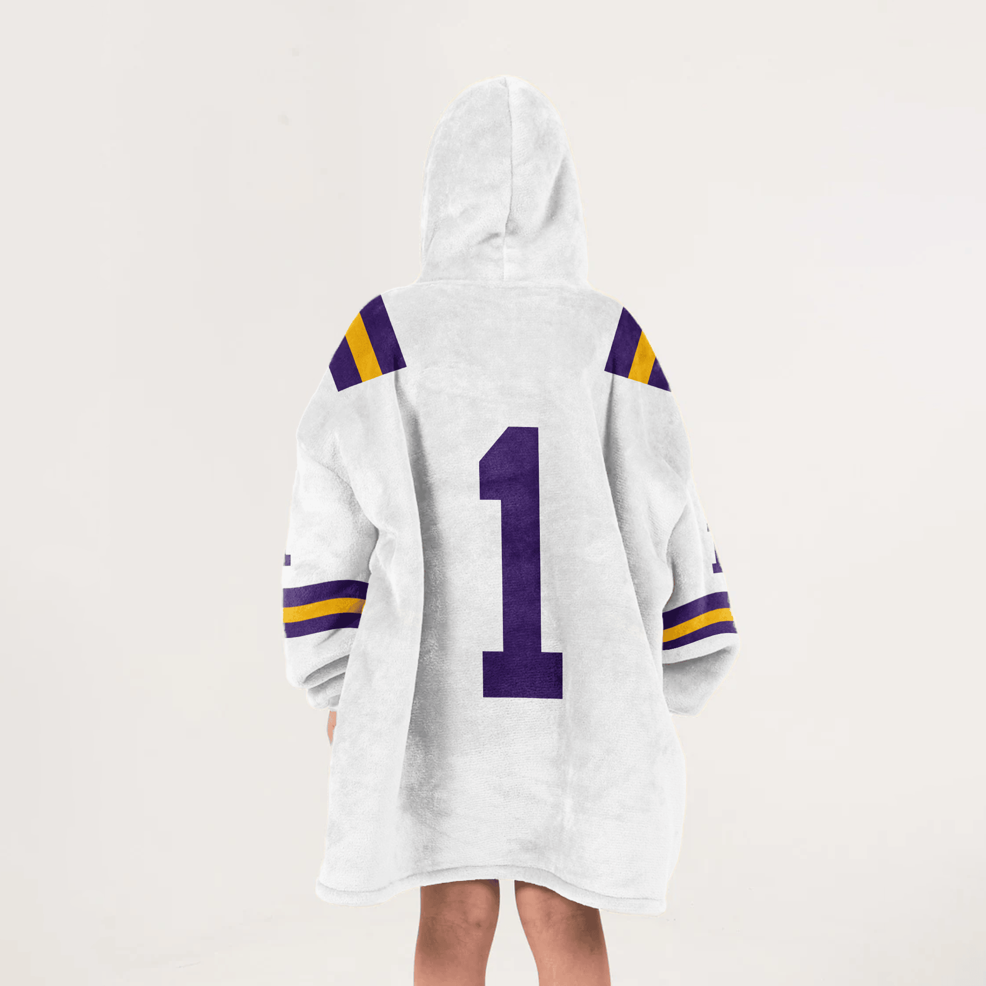 Kid #1 LSU Football Unisex Blanket Hoodie