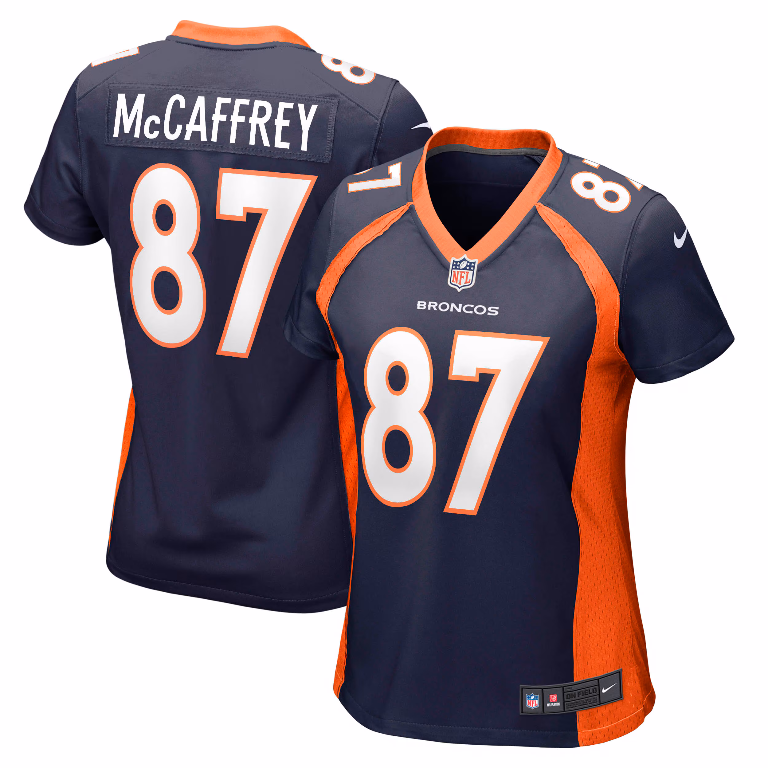 Ed McCaffrey Denver Broncos Women's Game Retired Player Jersey - Orange