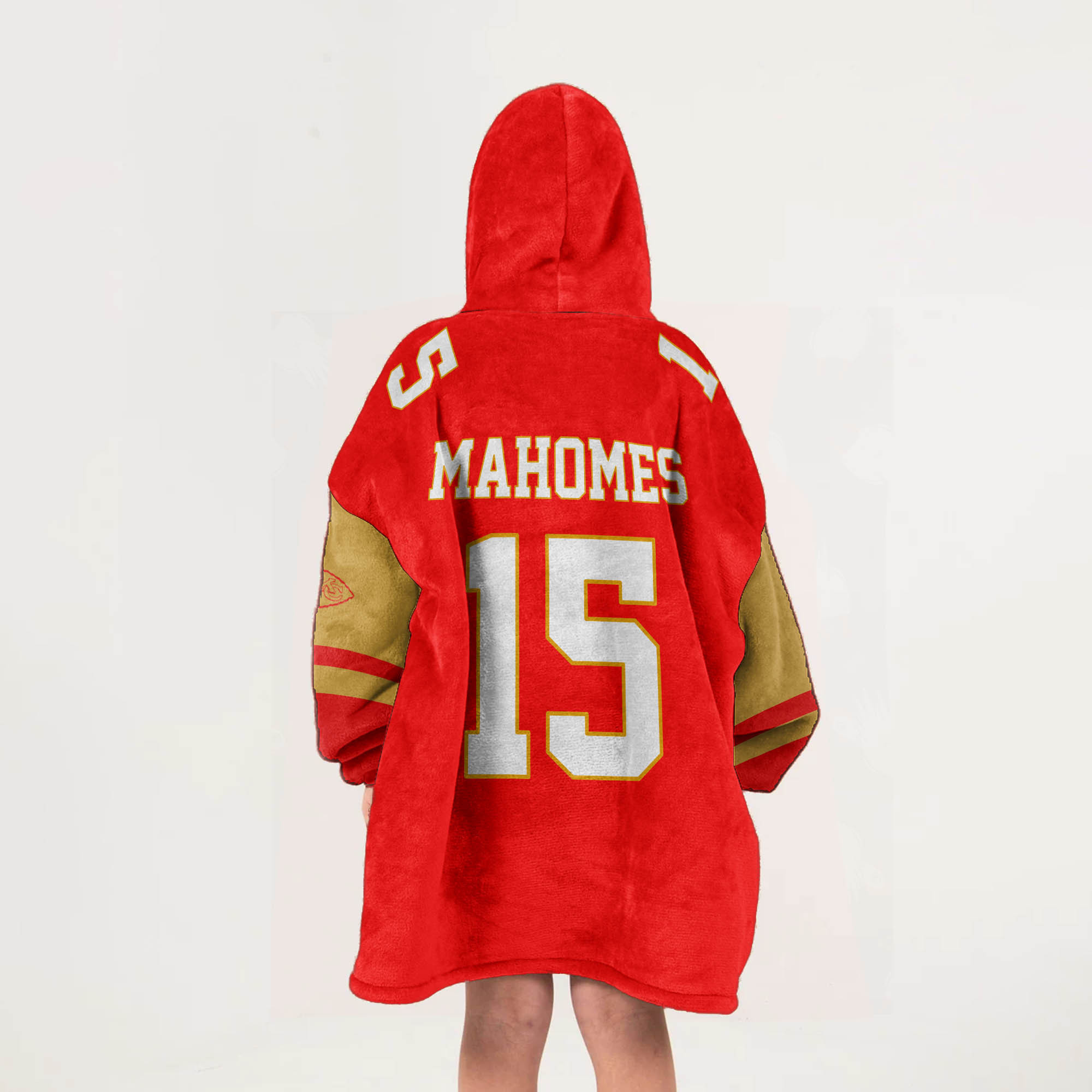 Adult PM 15 Kansas City Football Unisex Blanket Hoodie