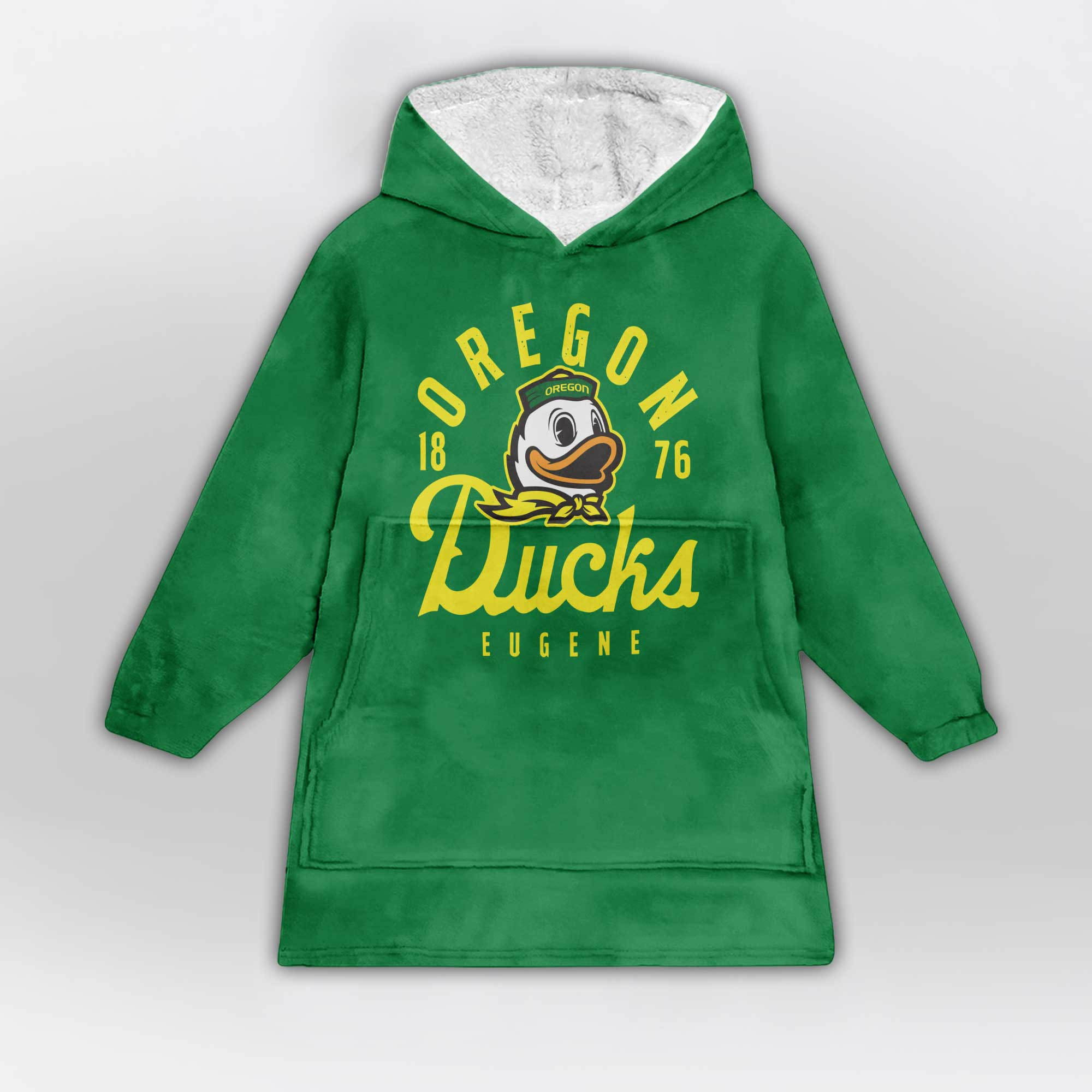 Kid Oregon Football Unisex Blanket Hoodie