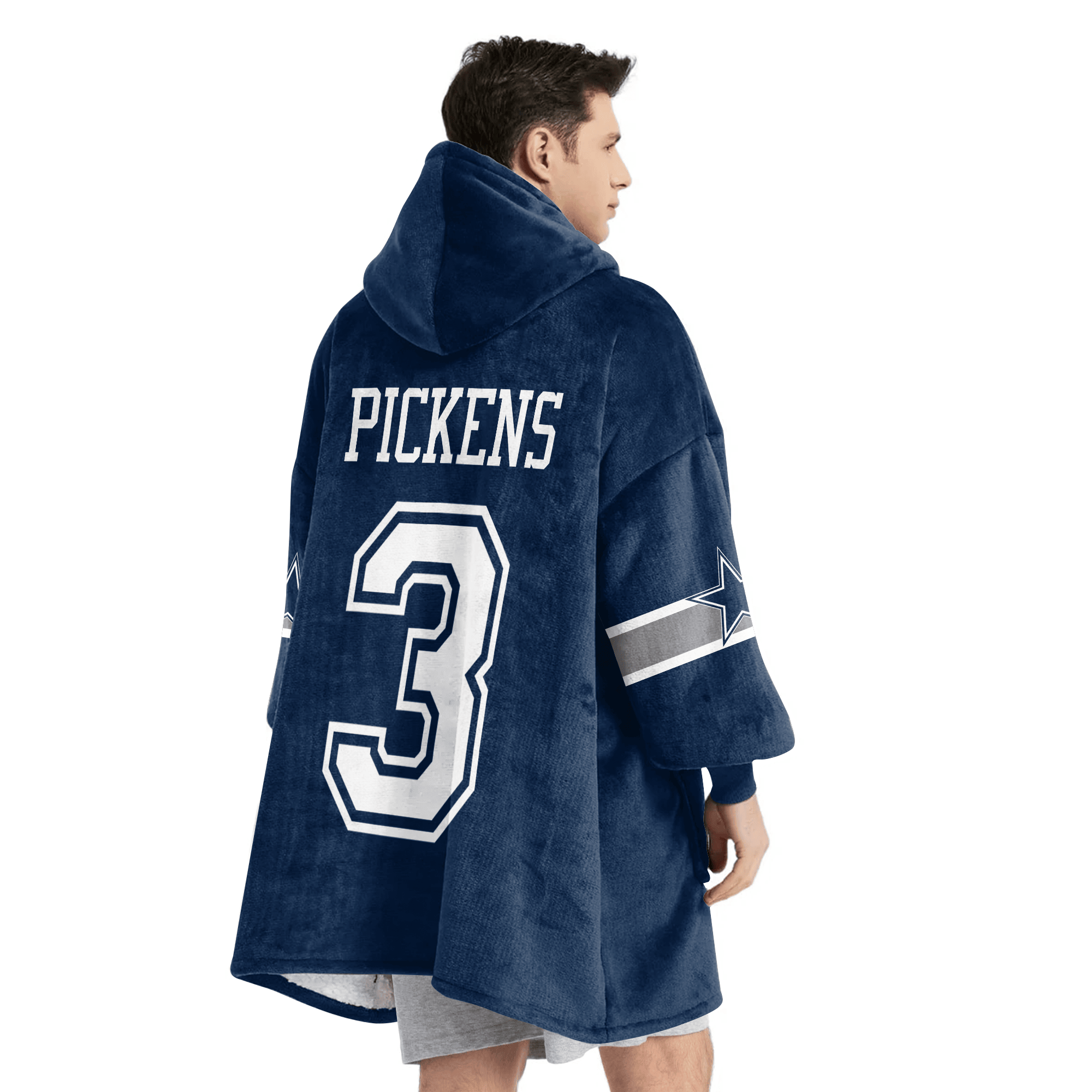Adult G.P 3 Dalllas Football Unisex Blanket Hoodie