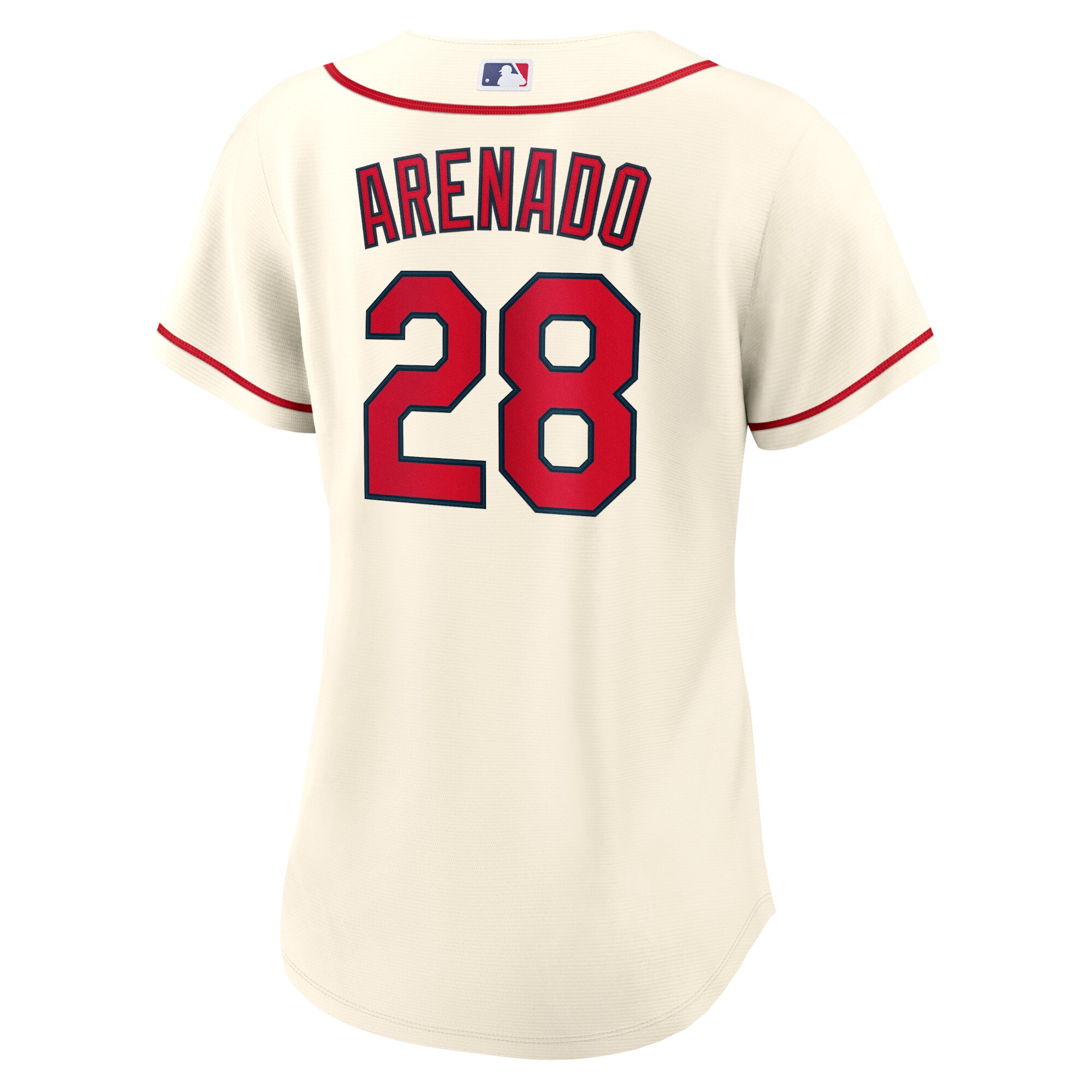 Nolan Arenado St.Louis Cardinals  Women's Alternate Replica Player Jersey - Cream