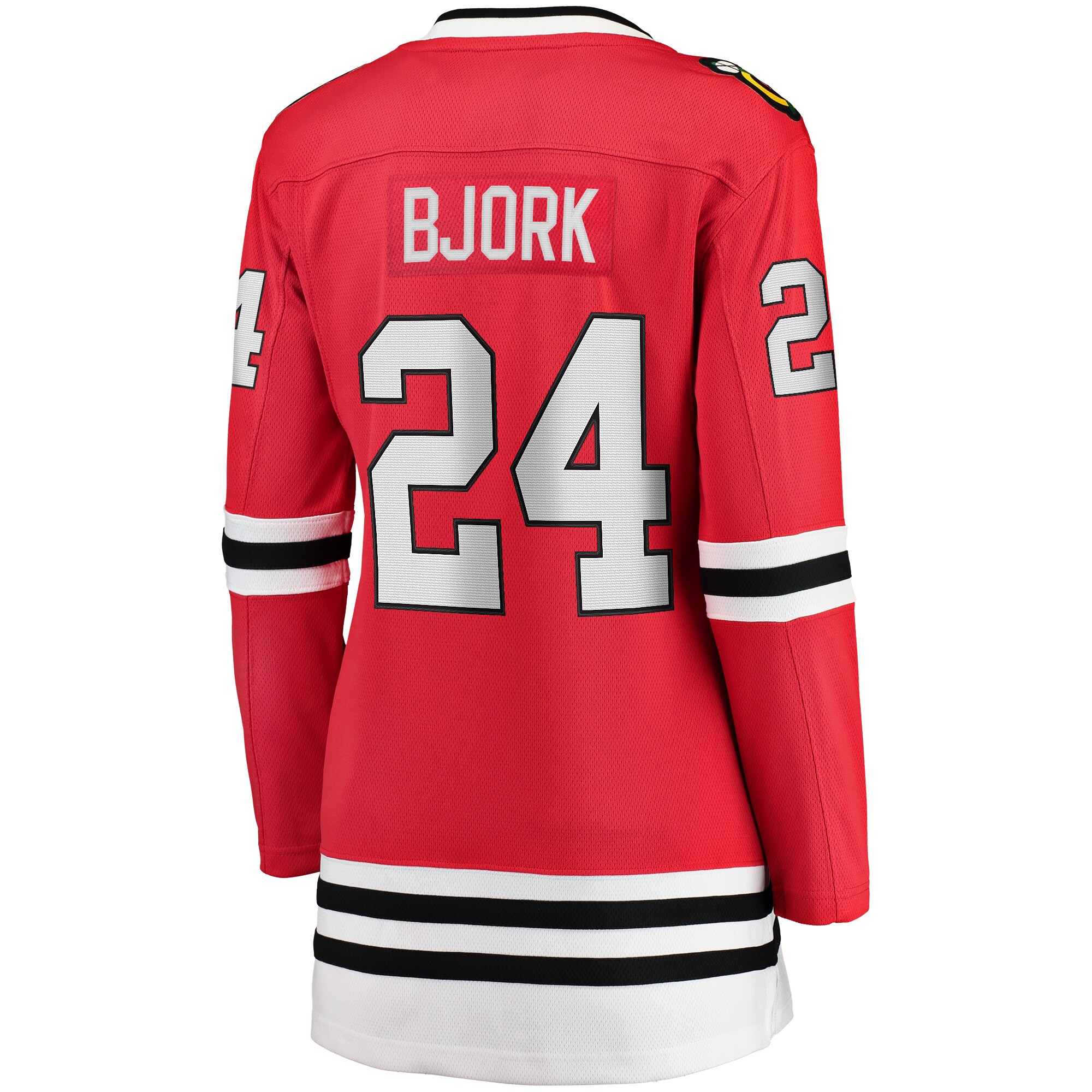 Anders Bjork Chicago Blackhawks Women's Home Breakaway Jersey - Red