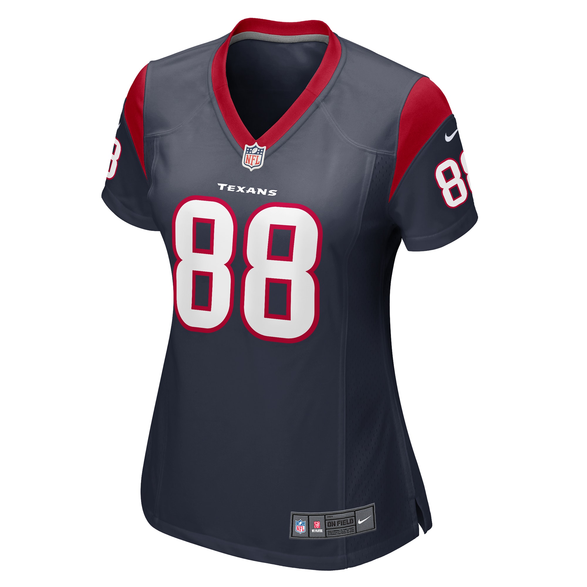 Johnny Johnson Houston Texans Women's Team Game Jersey -  Navy
