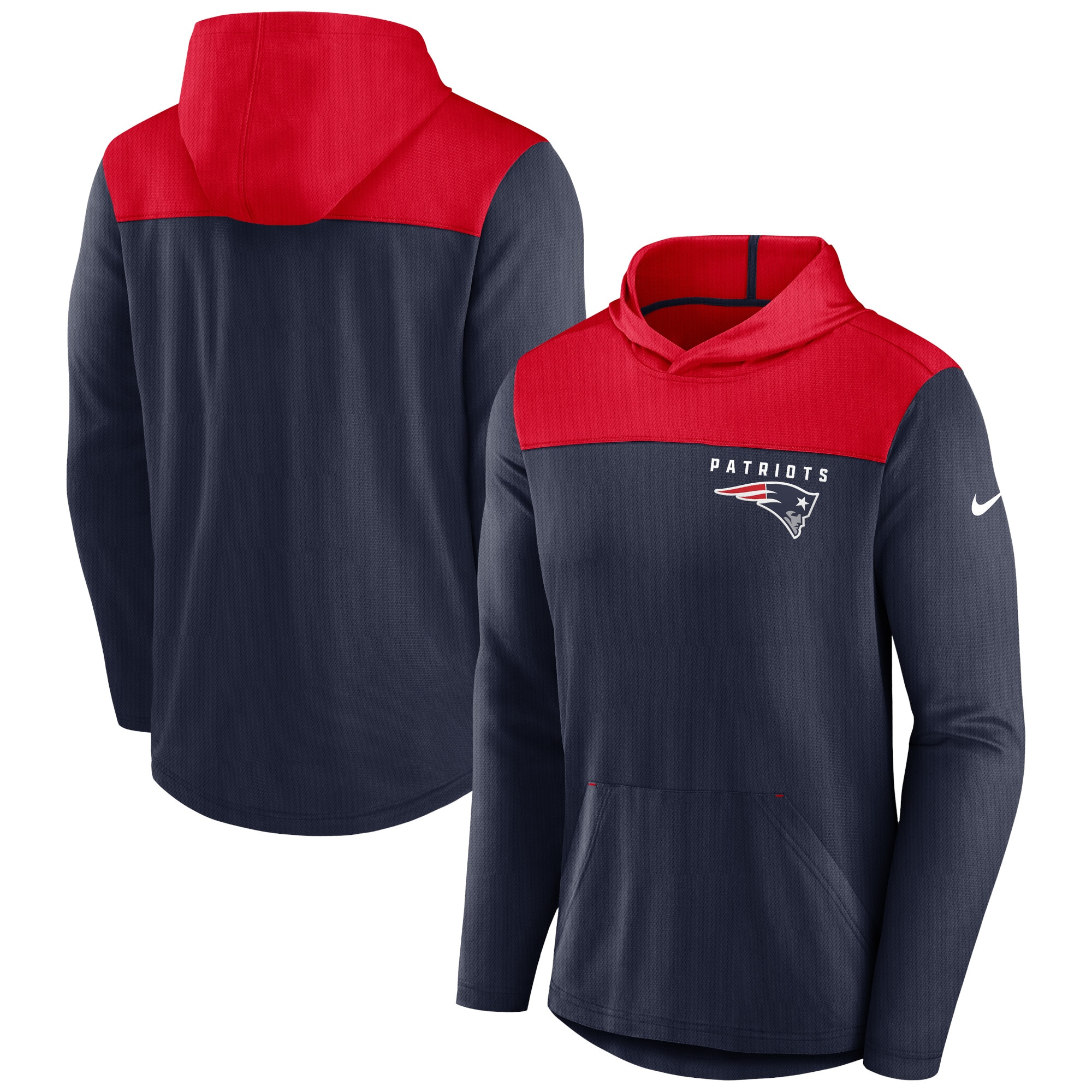New England Patriots Fan Gear Pullover Hoodie - Navy