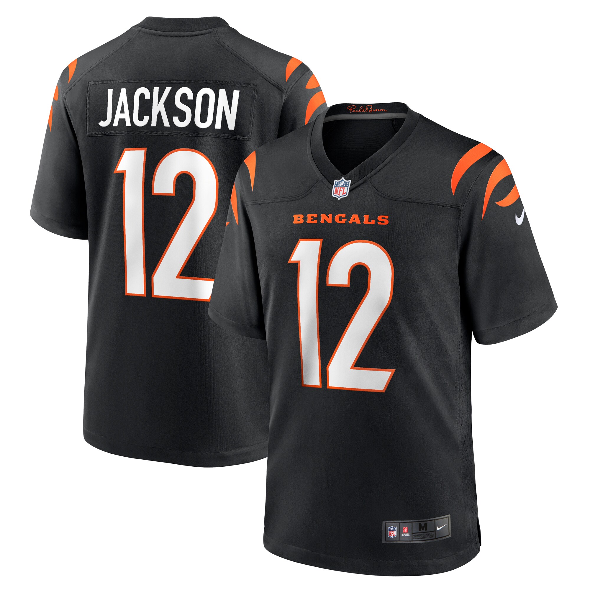 Shedrick Jackson Cincinnati Bengals Team Game Jersey -  Black