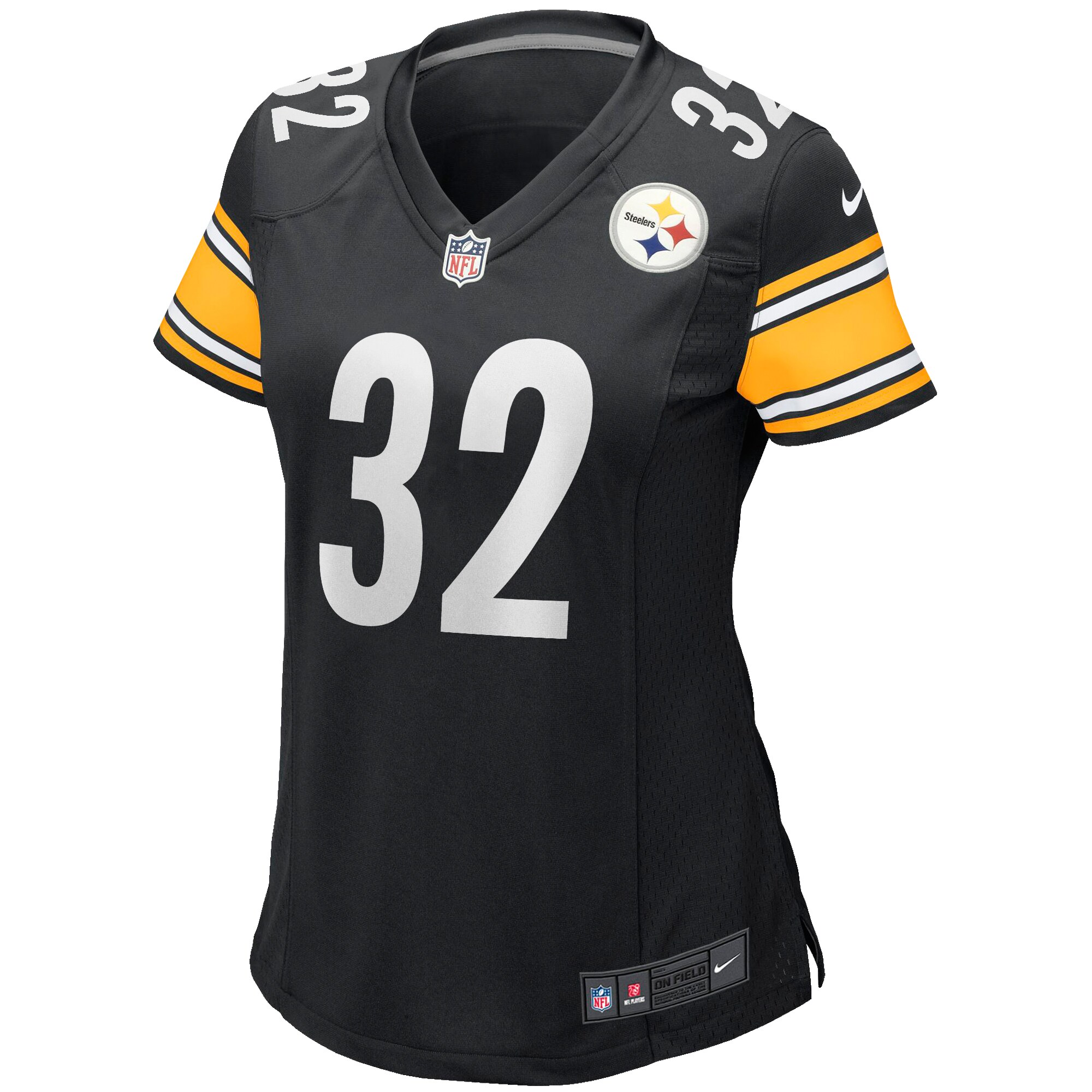 Franco Harris Pittsburgh Steelers Women's Game Retired Player Jersey - Black