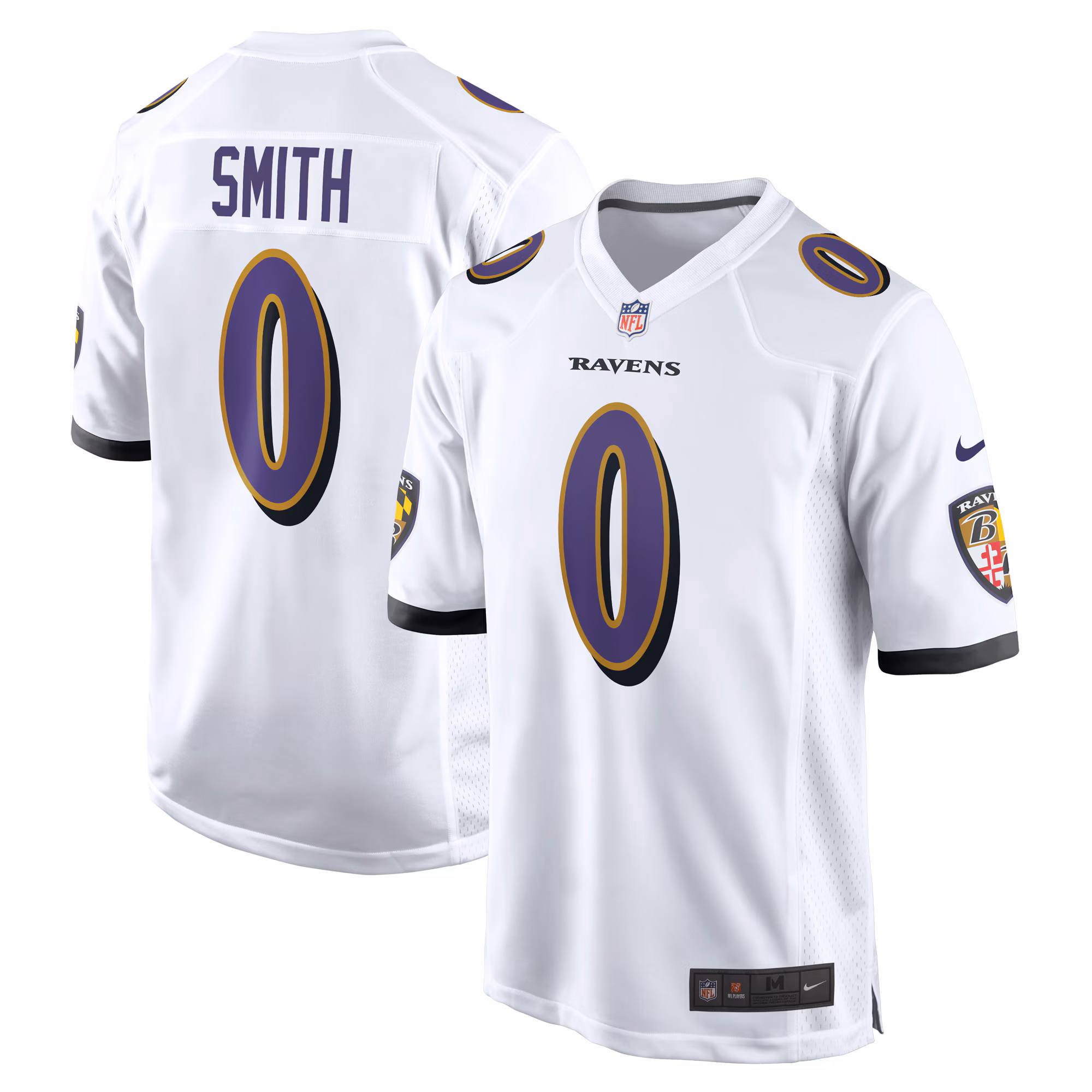 Roquan Smith Baltimore Ravens  Game Jersey - White