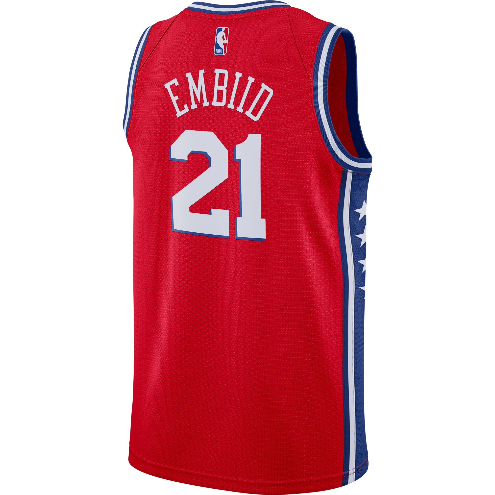 Joel Embiid Philadelphia 76ers  2020/21 Swingman Jersey - Statement Edition - Red