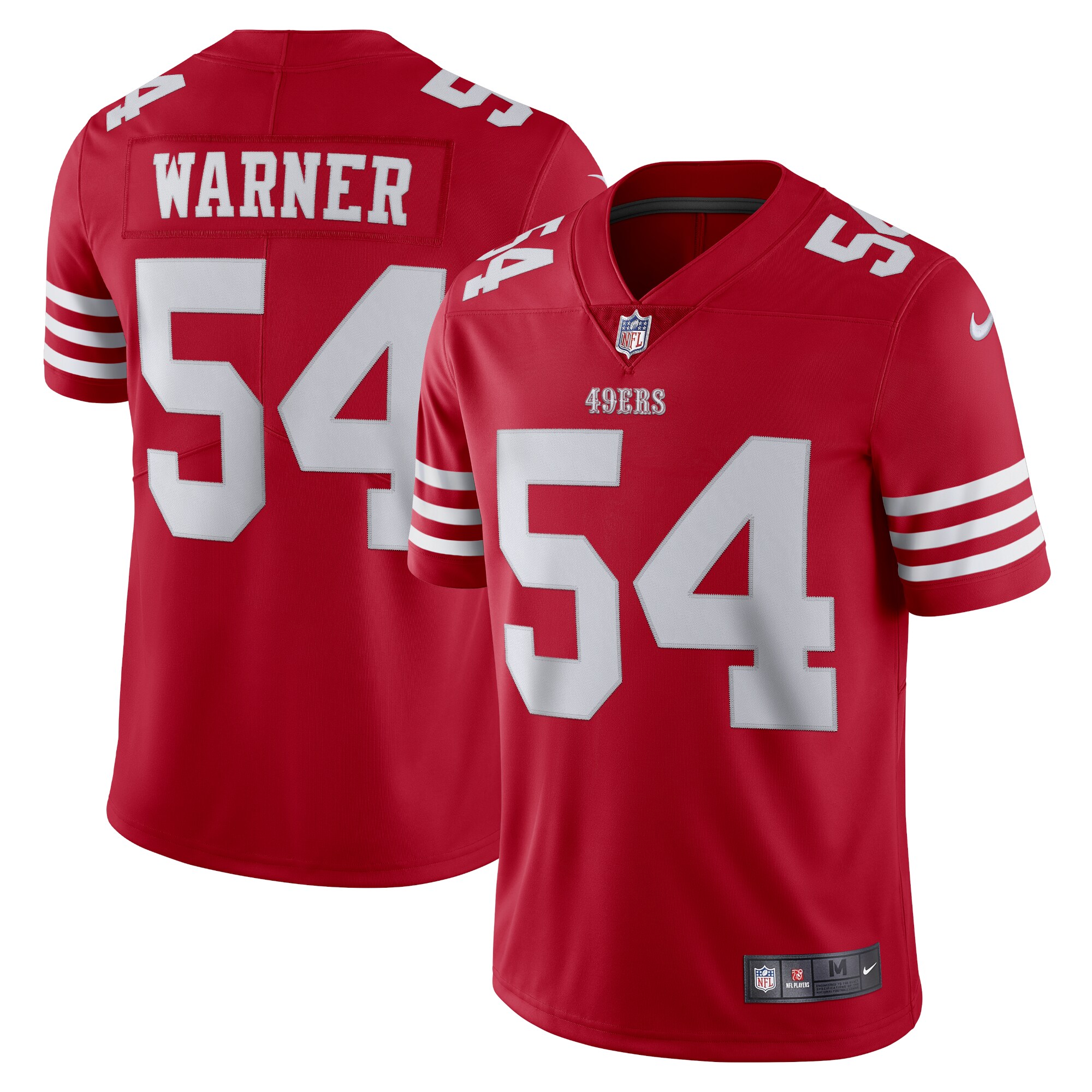 Fred Warner San Francisco 49ers  Vapor Limited Jersey - Scarlet