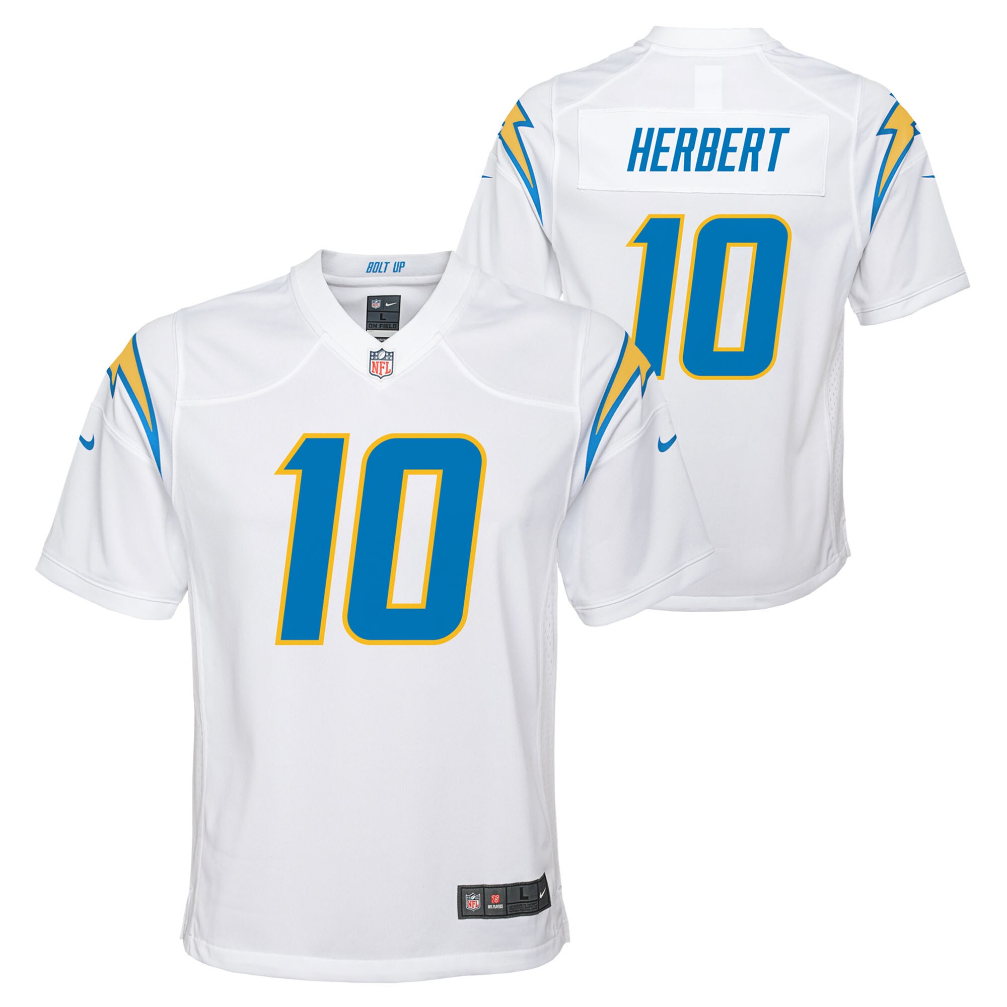Justin Herbert Los Angeles Chargers Youth Game Jersey - Royal