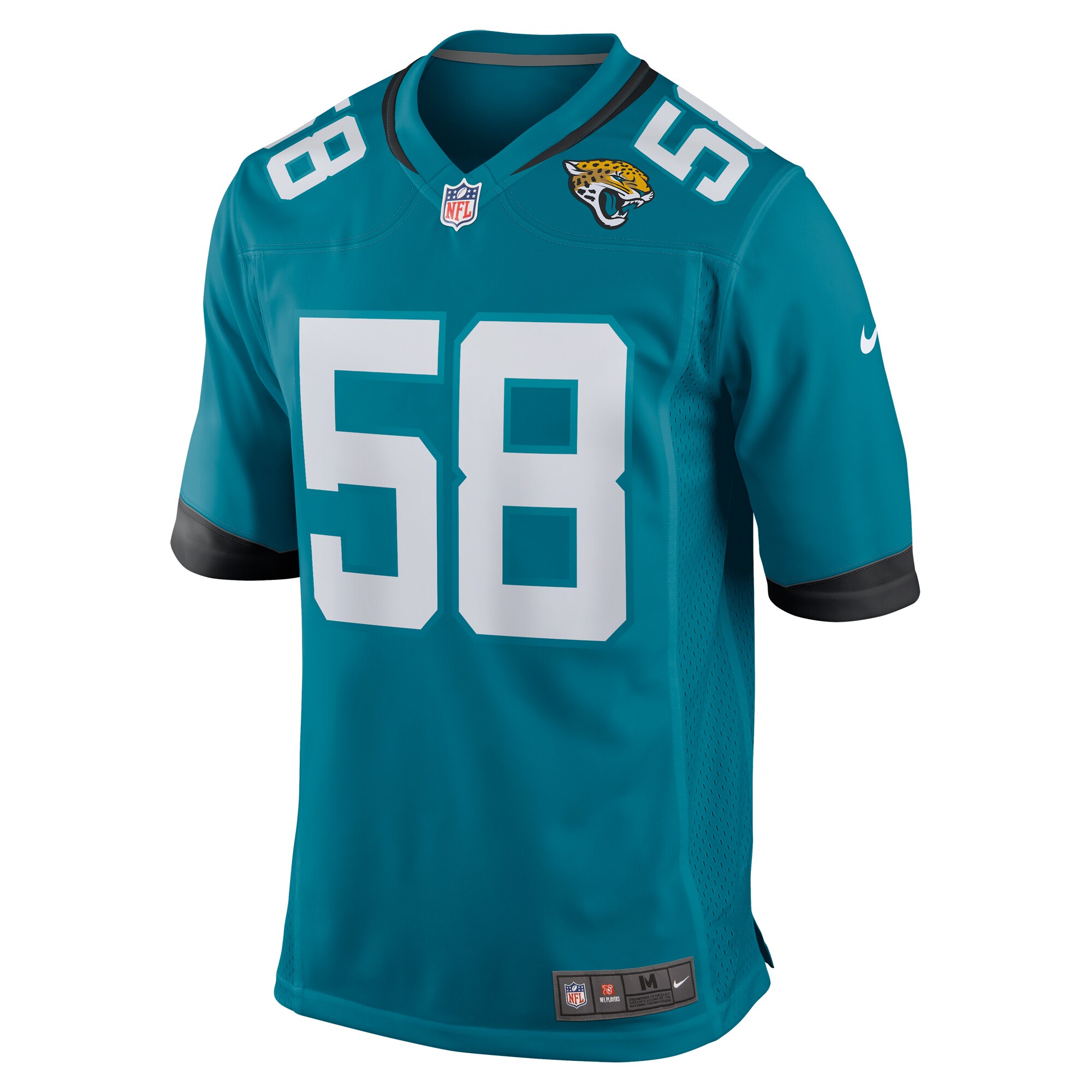 Garrison Sanborn Jacksonville Jaguars  Home Game Player Jersey - Teal