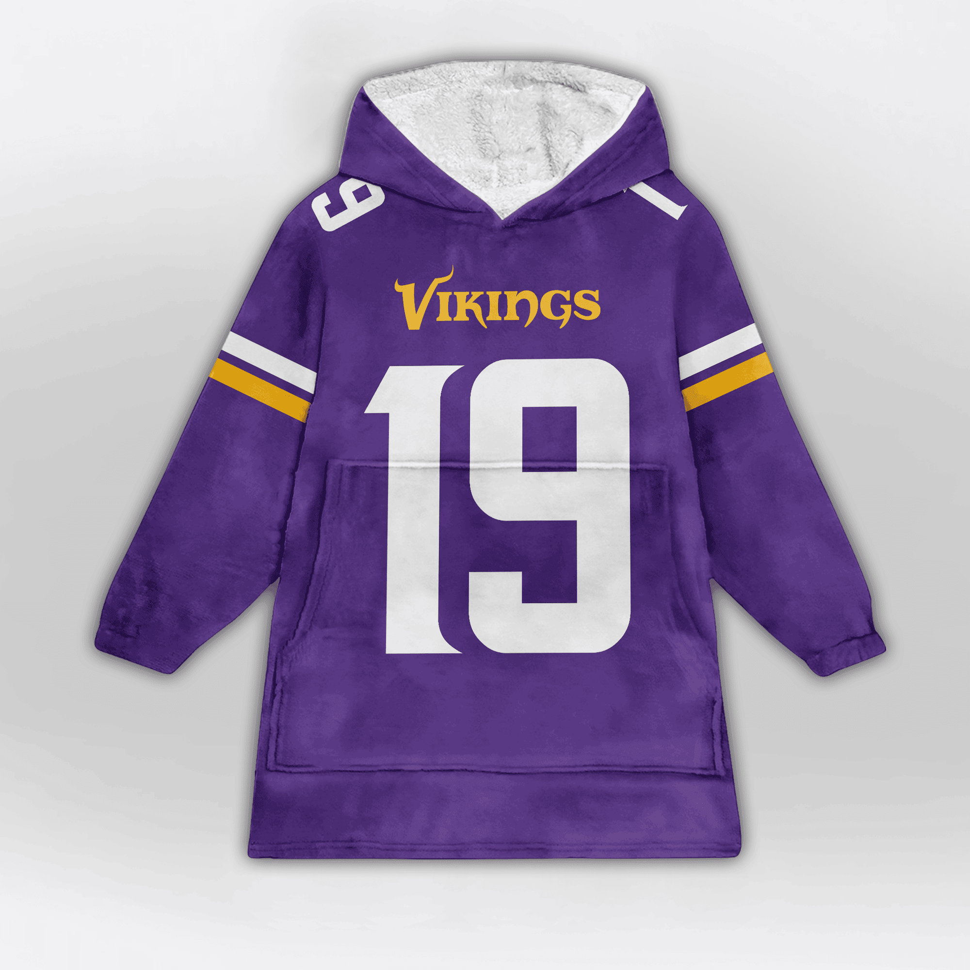 Kid 19 Minnesota Football Unisex Blanket Hoodie
