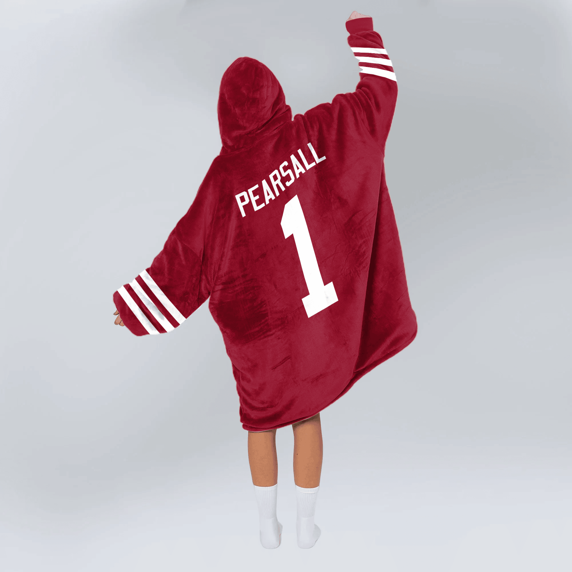 Adult R.P 1 San Francisco 49ers Football Unisex Blanket Hoodie