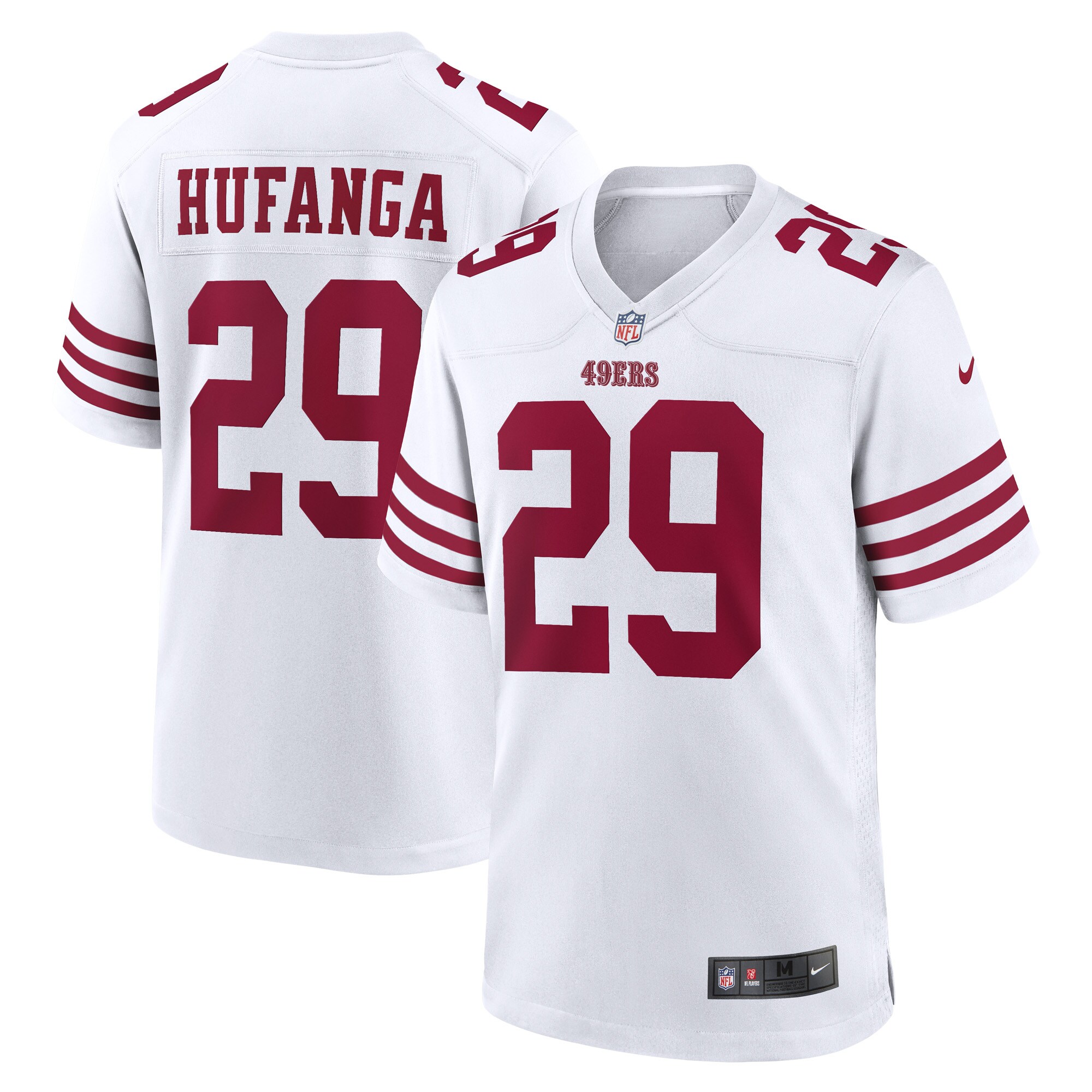Talanoa Hufanga San Francisco 49ers  Away Game Player Jersey - White