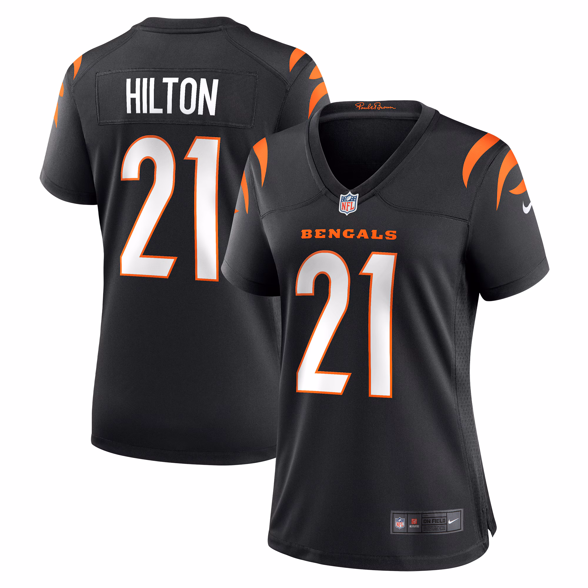 Mike Hilton Cincinnati Bengals Women's Game Player Jersey - Black