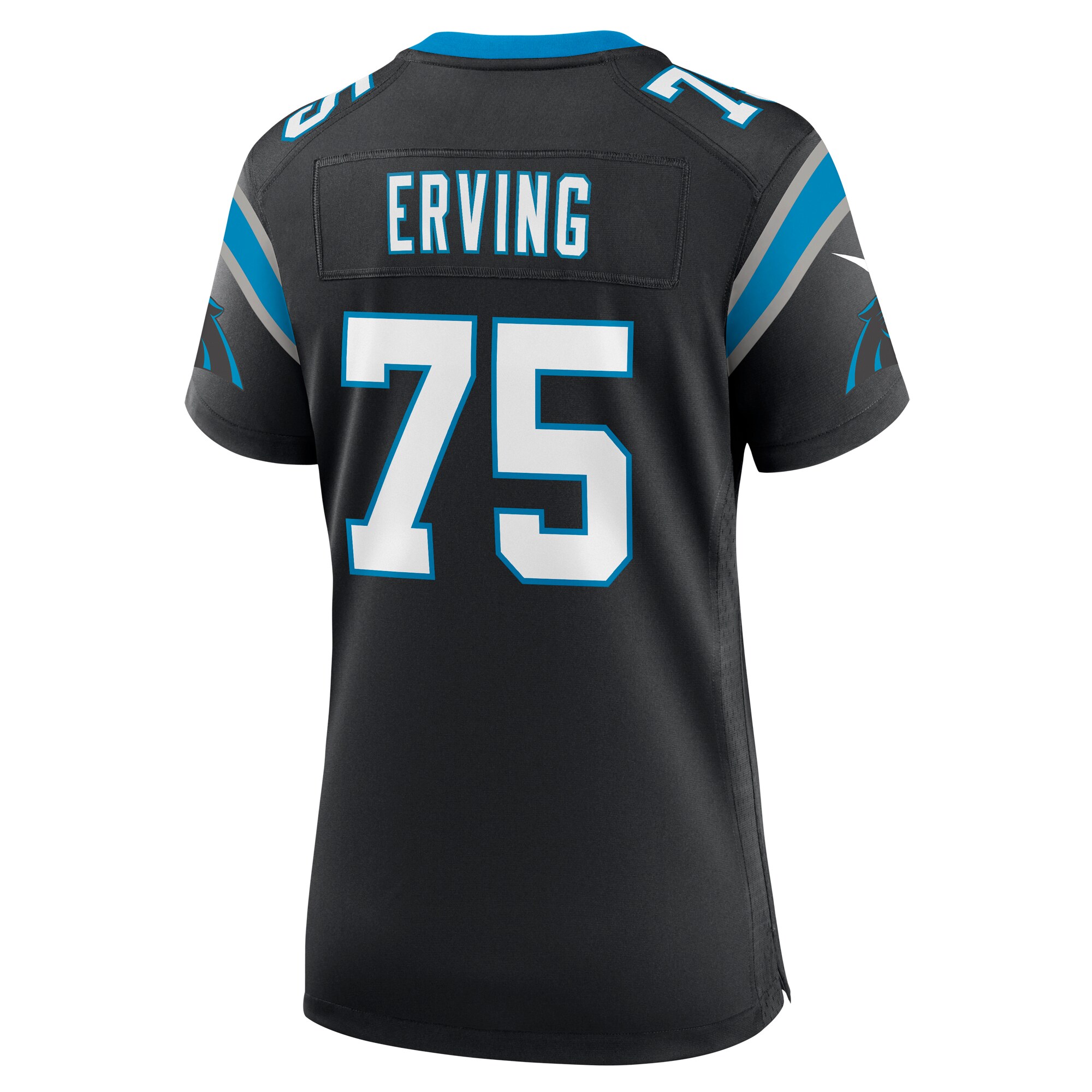 Cameron Erving Carolina Panthers  Women's Team Game Jersey - Black
