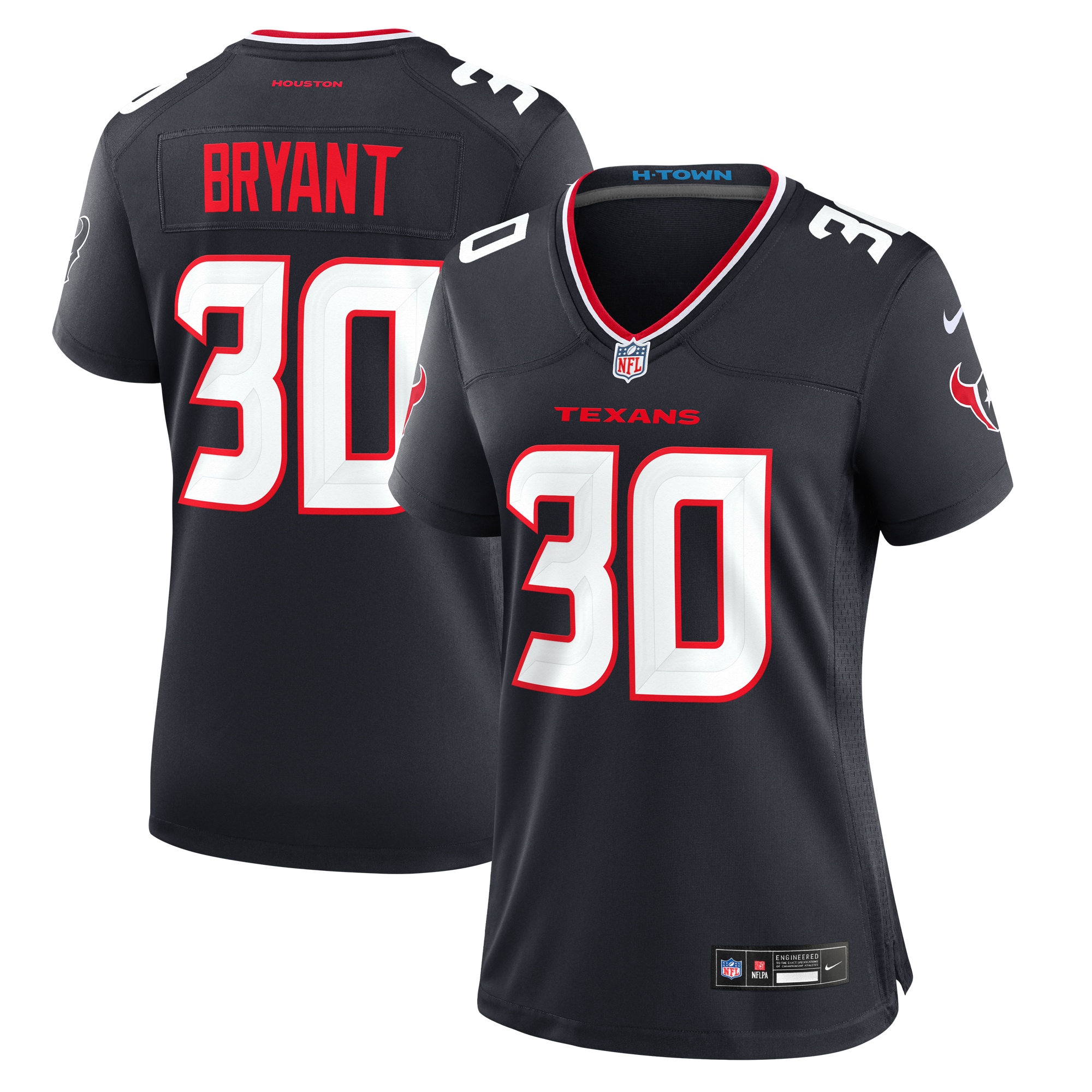Myles Bryant Houston Texans Women's Team Game Jersey -  Navy