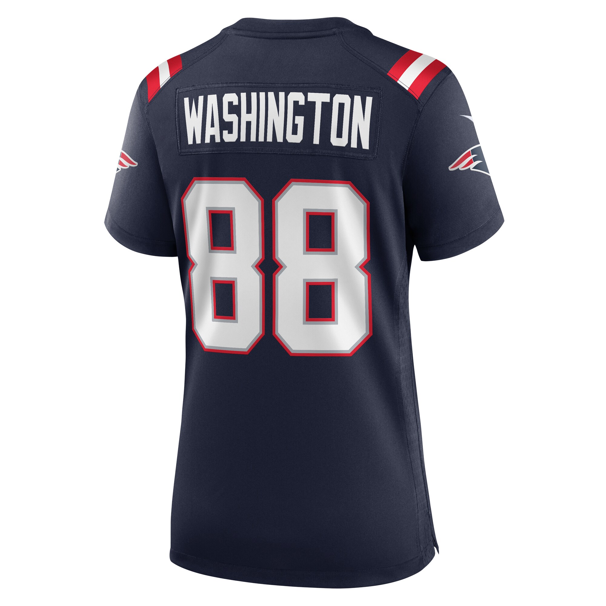 Scotty Washington New England Patriots  Women's Home Game Player Jersey - Navy
