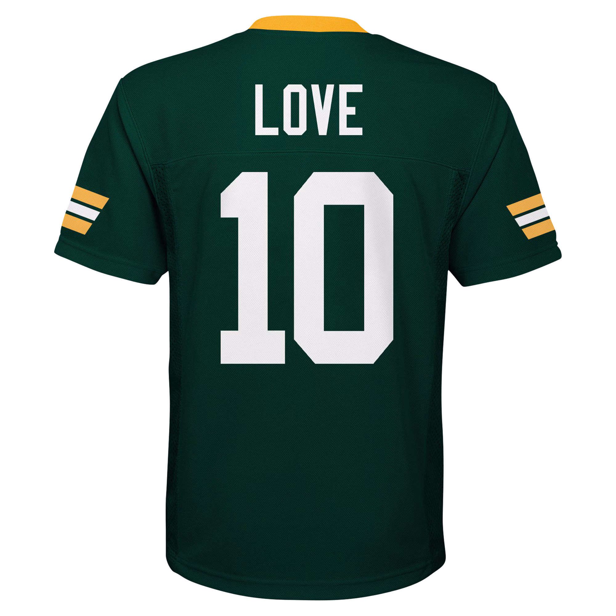 Love Green Bay Packers Youth Replica Player Jersey - Green