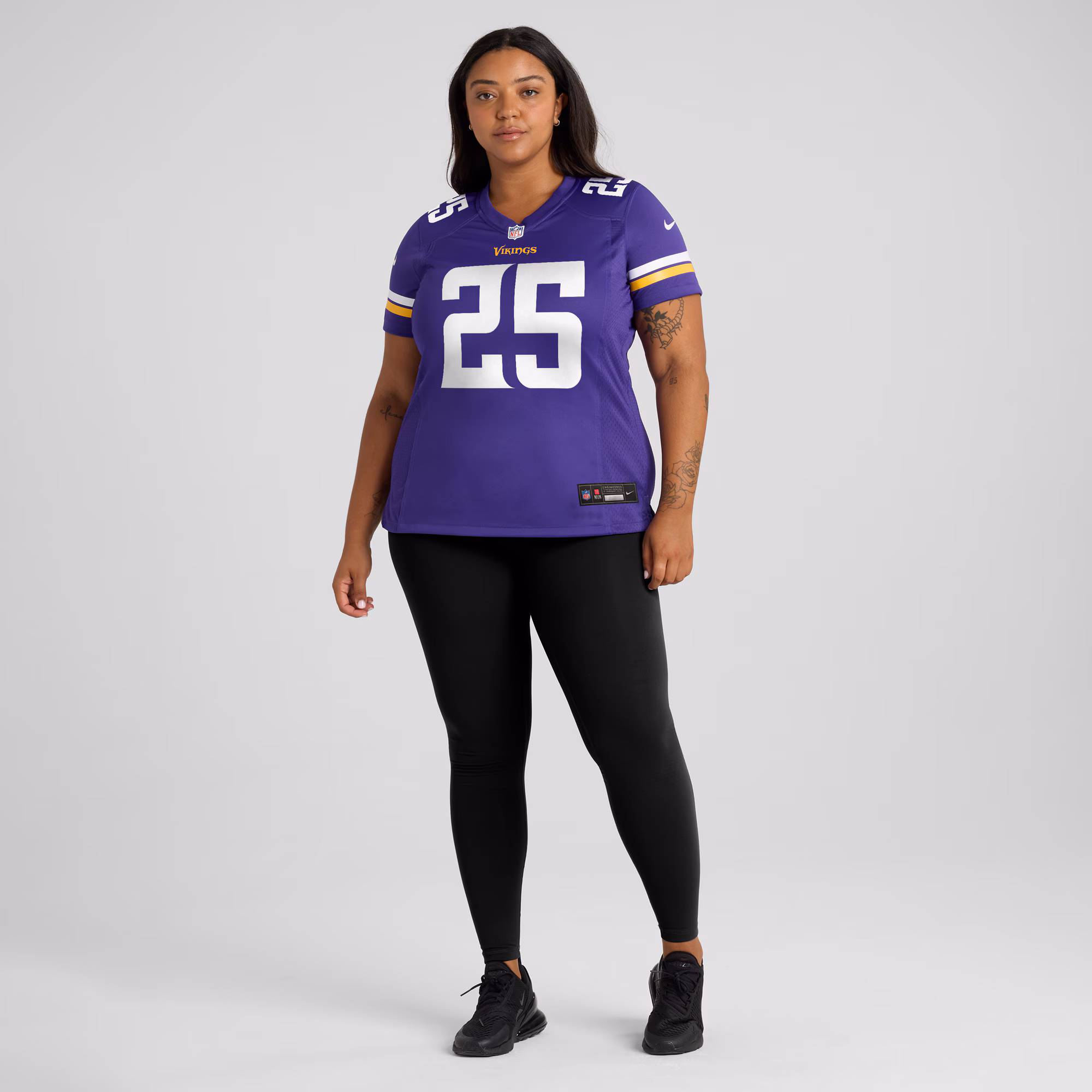 Theo Jackson Minnesota Vikings Women's Home Game Player Jersey - Purple